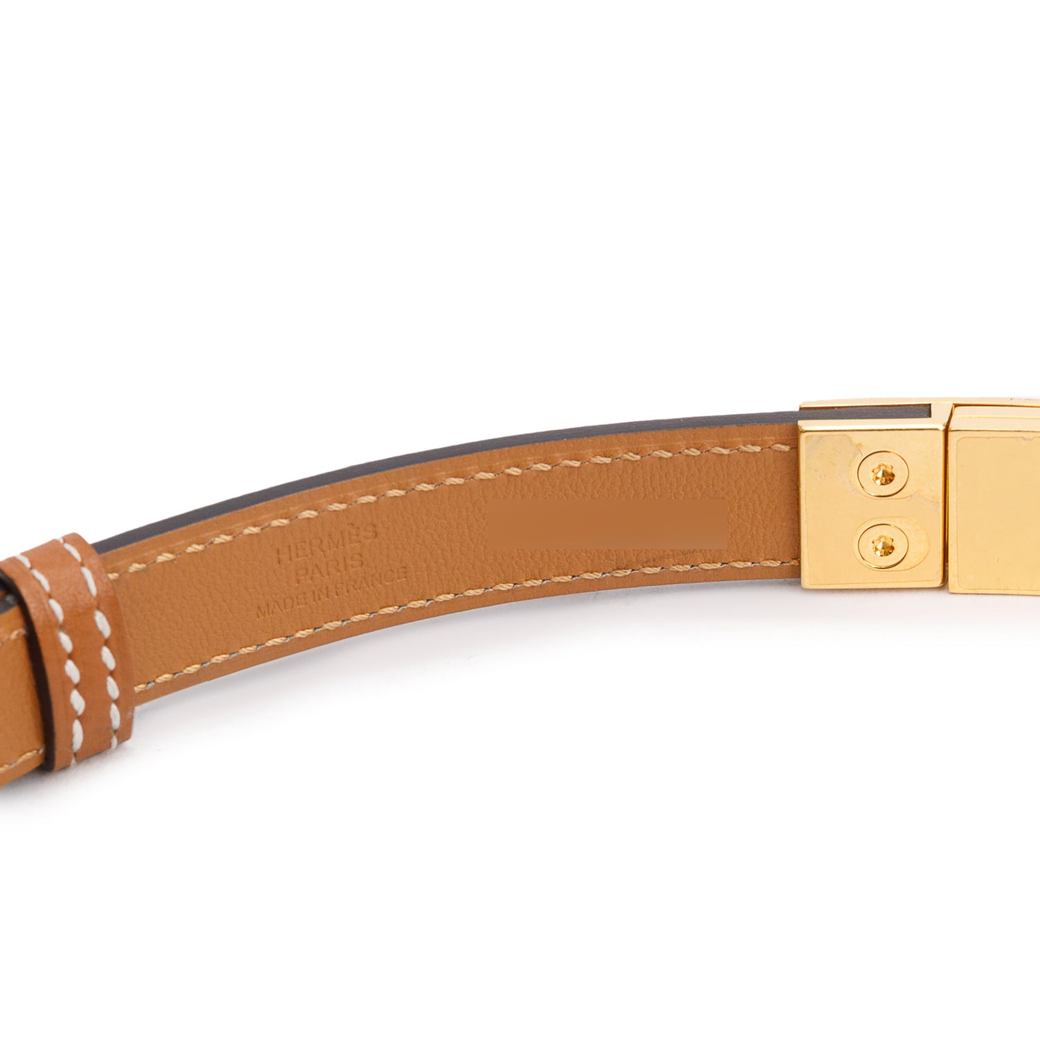 Hermes 2020 Gold Epsom Calfskin Rivale 18 Belt w/ Box