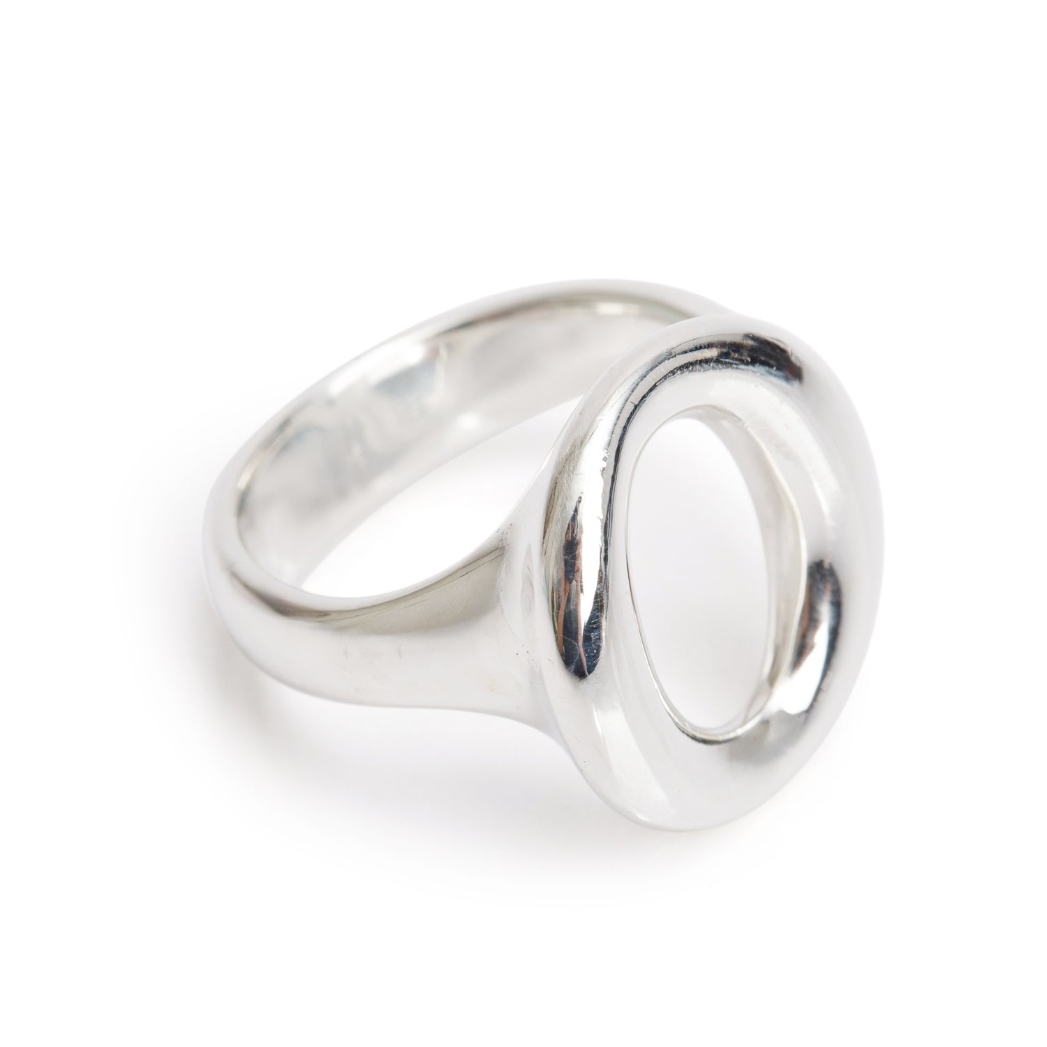 Tiffany & Co. Elsa Peretti Sterling Silver Sevillana Ring, Size 7.5