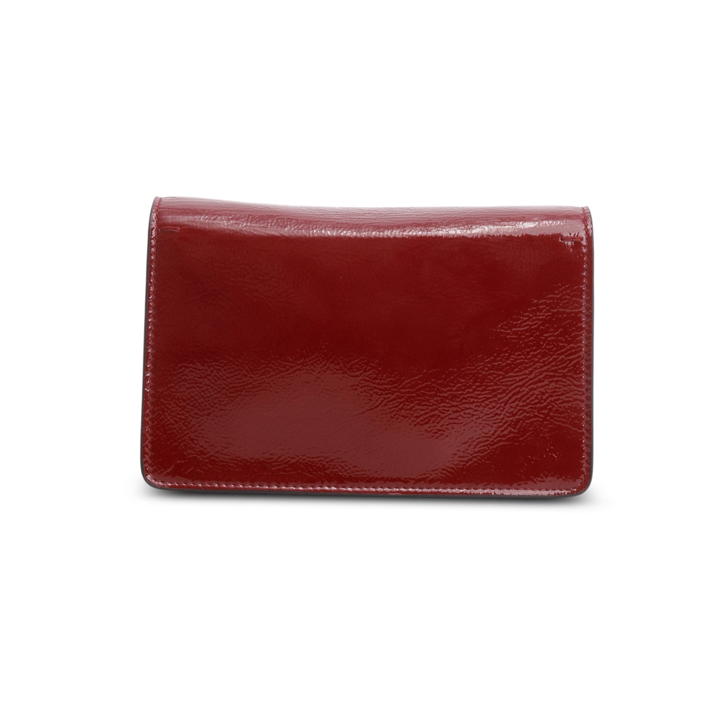 Gucci Red Crinkled Patent Leather Mini Dionysus Shoulder Bag w/ Box