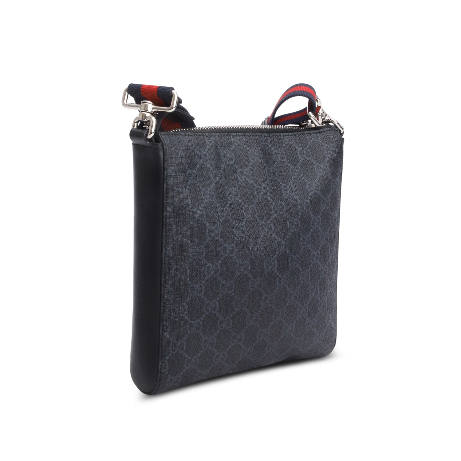 Gucci Black GG Supreme Small Messenger Bag