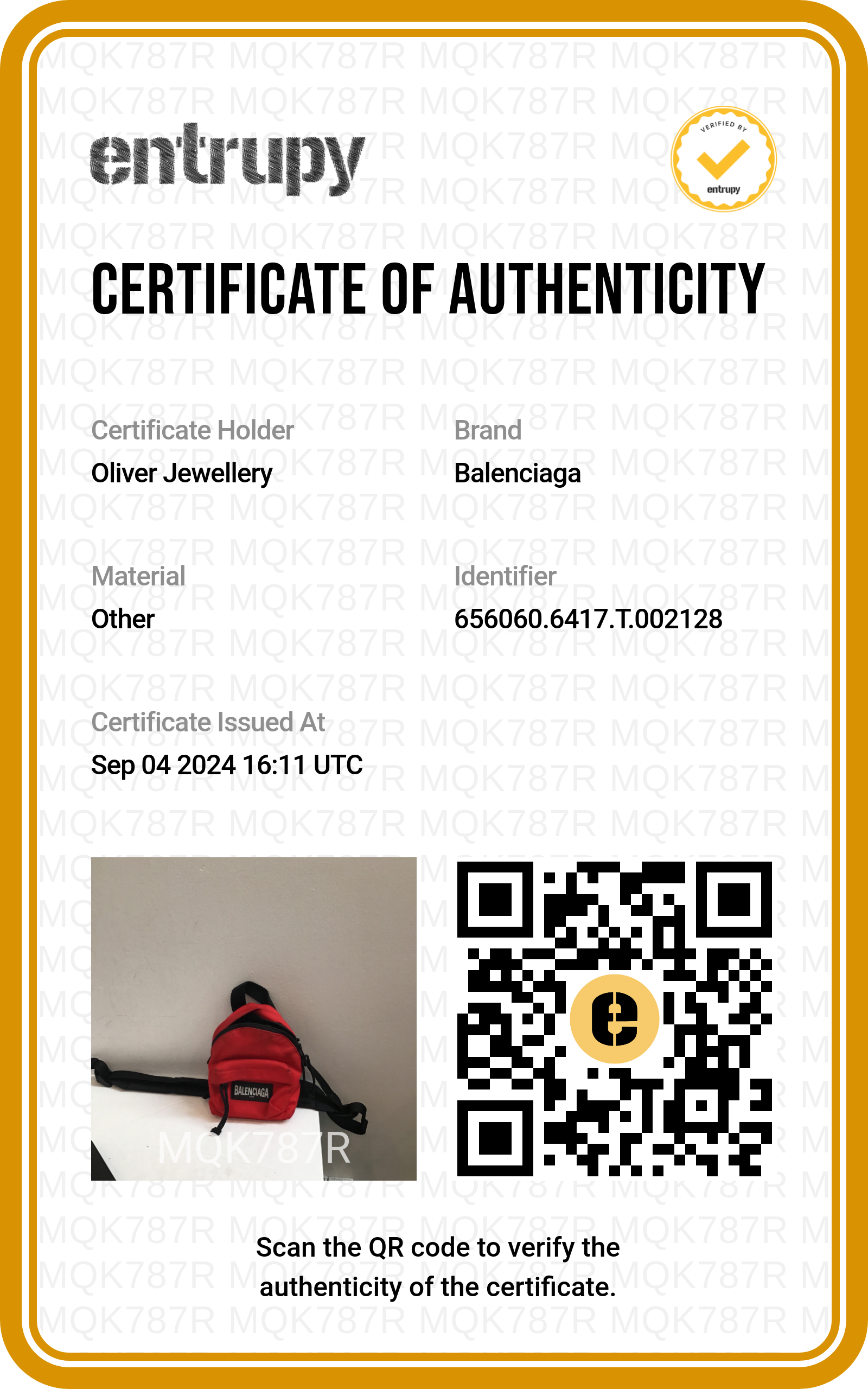 Balenciaga Red Canvas Oversized Mini Backpack Crossbody