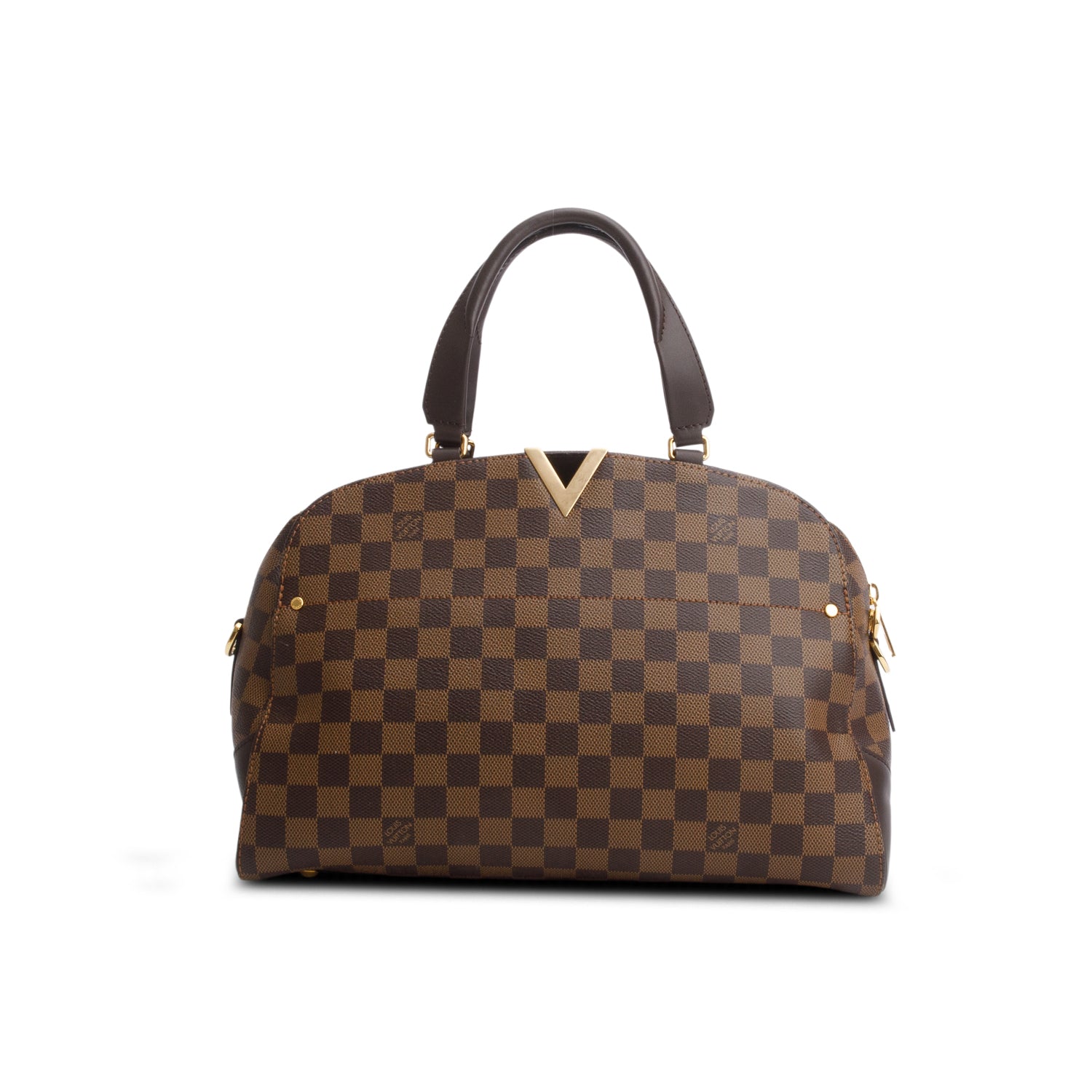 Louis Vuitton Damier Ebene Kensigton Bowling Bag w/ Strap