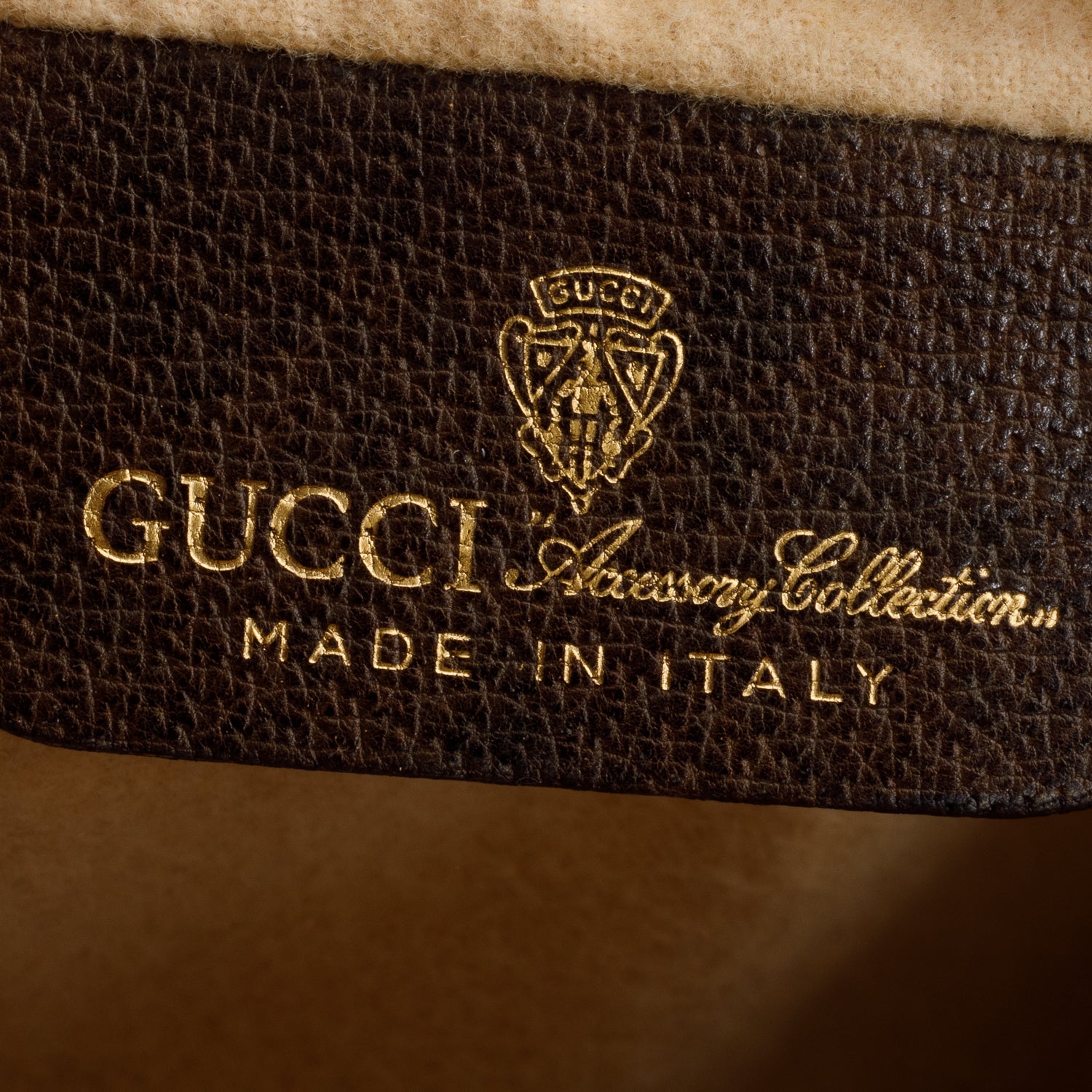 Gucci Vintage GG Supreme Monogram Sherry Line Web Pouch