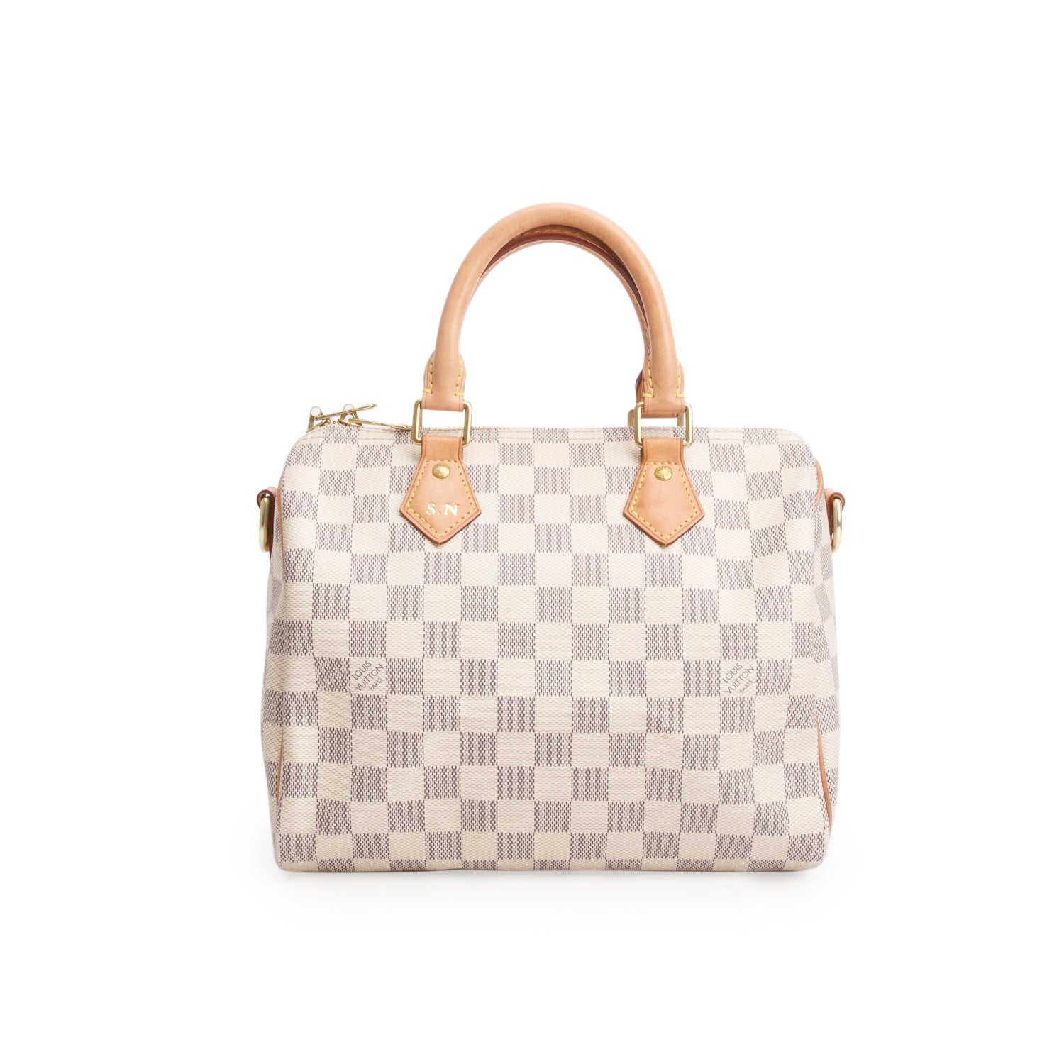 Louis Vuitton 2020 Damier Azur Speedy Bandouliere 25 w/ Box & Strap