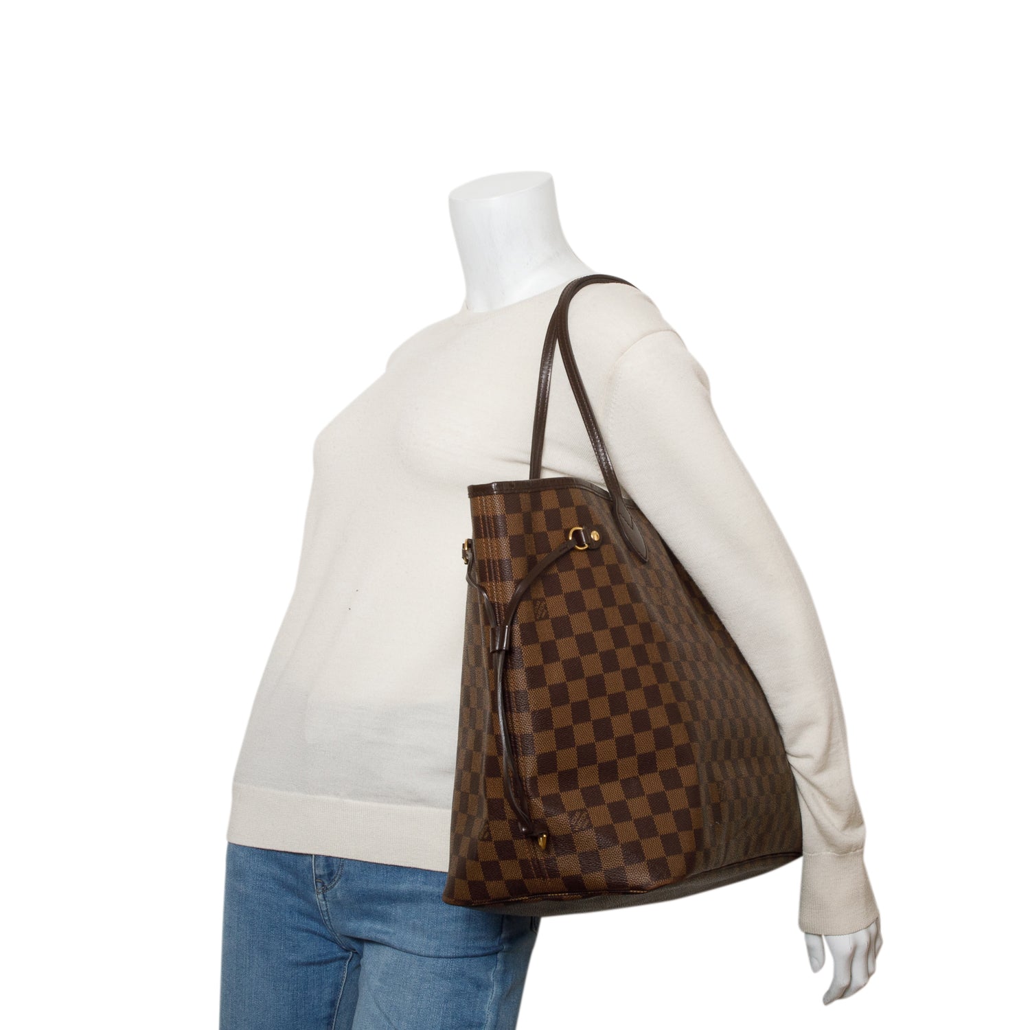 Louis Vuitton Damier Ebene Neverfull GM  w/ Receipt