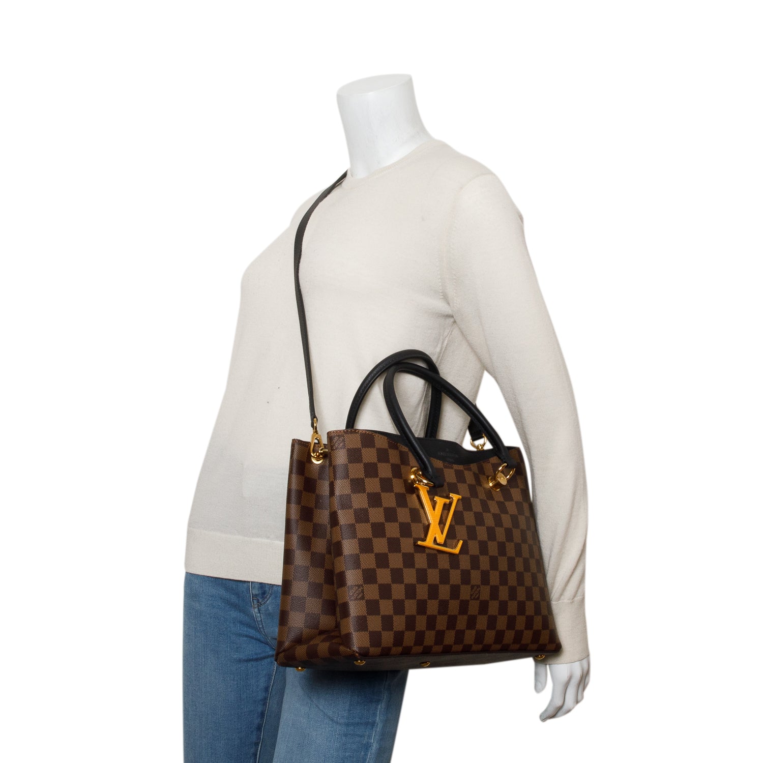 Louis Vuitton 2022 Damier Ebene LV Riverside w/ Box, Strap & Receipt