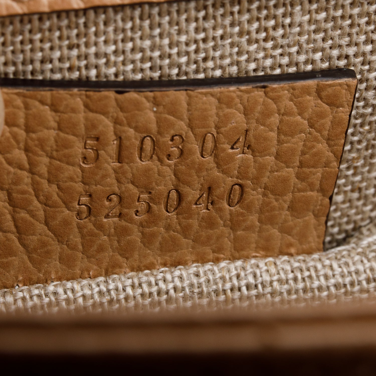 Gucci Beige Dollar Calfskin Small Interlocking G Shoulder Bag