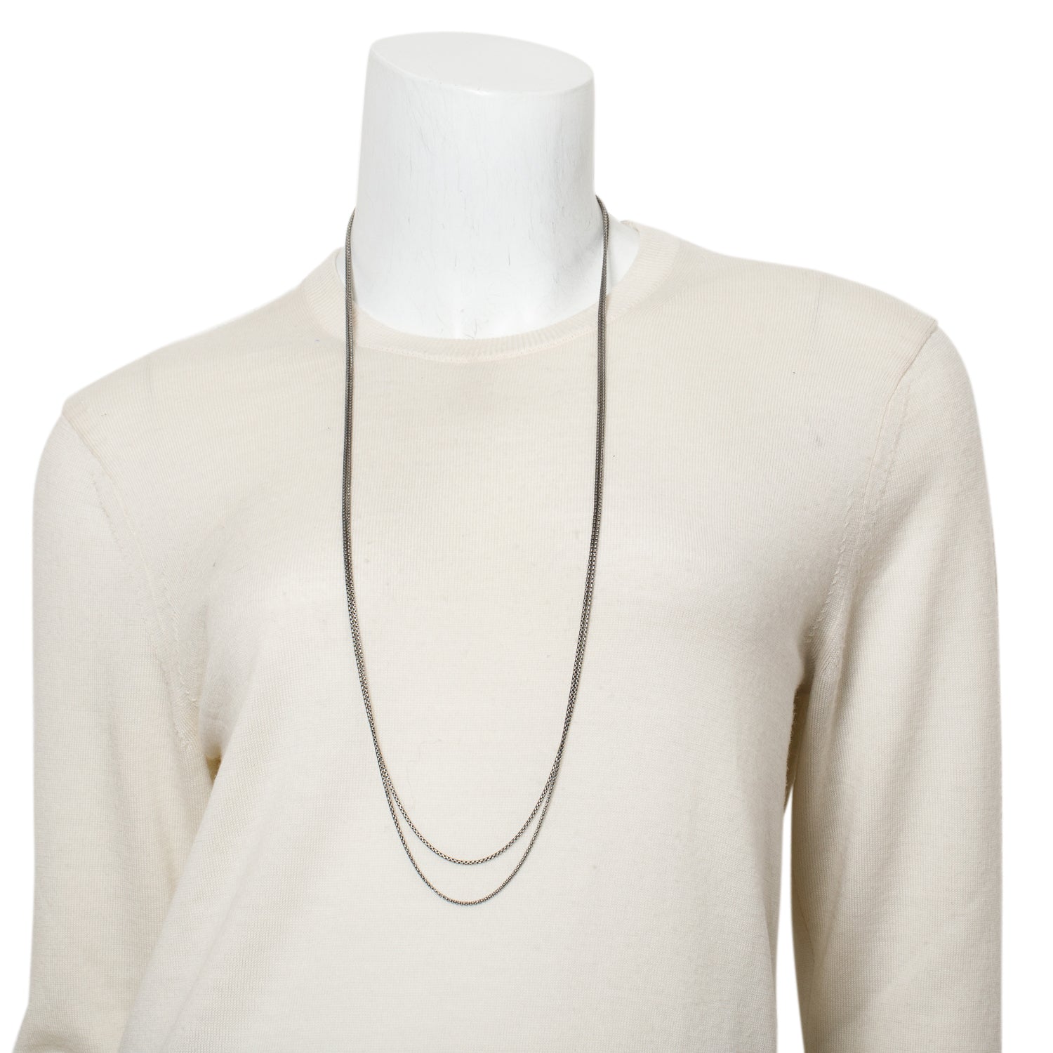 David Yurman Sterling Silver 1.7 MM Box Chain Necklace, 72"