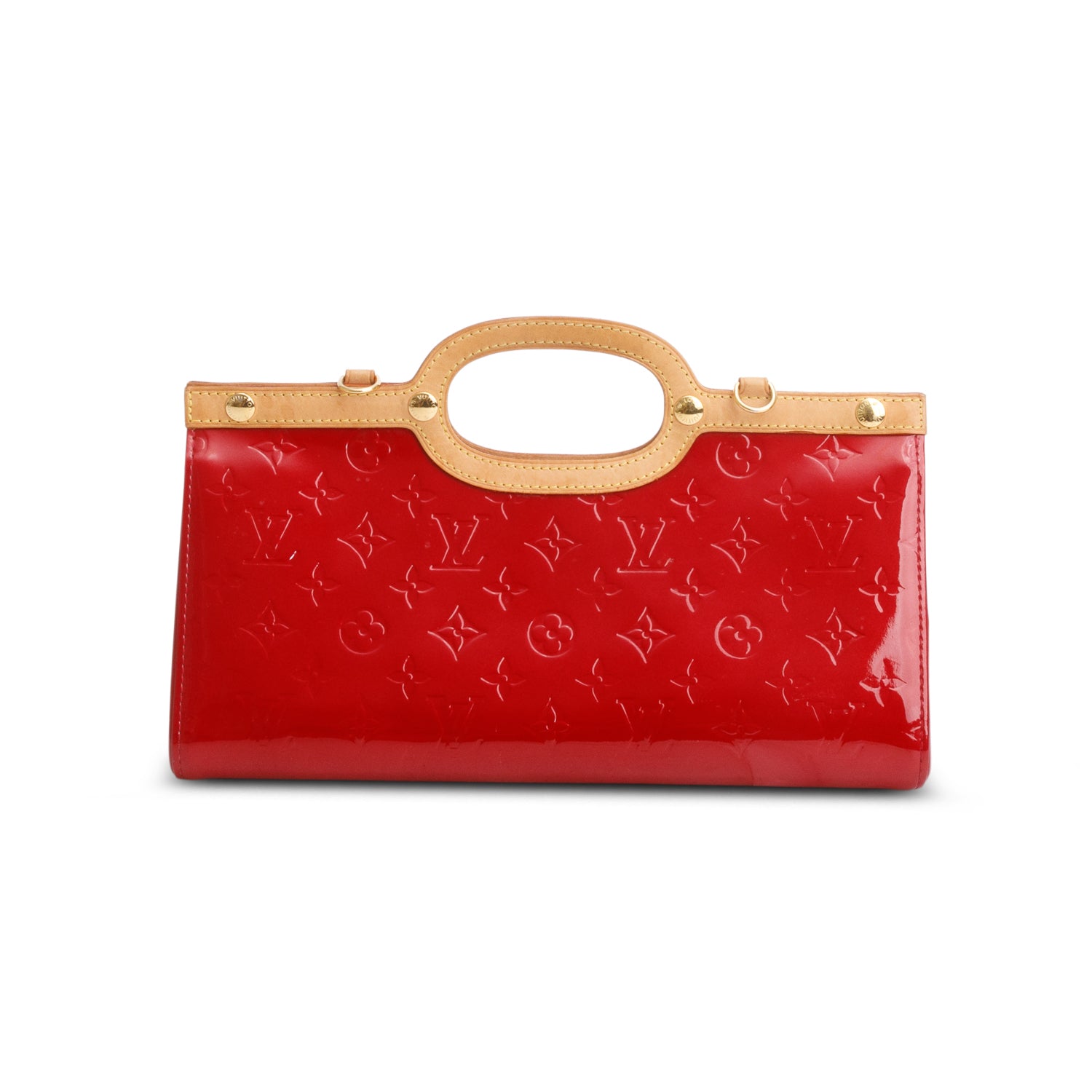 Louis Vuitton Red Vernis Roxbury Drive w/ Strap