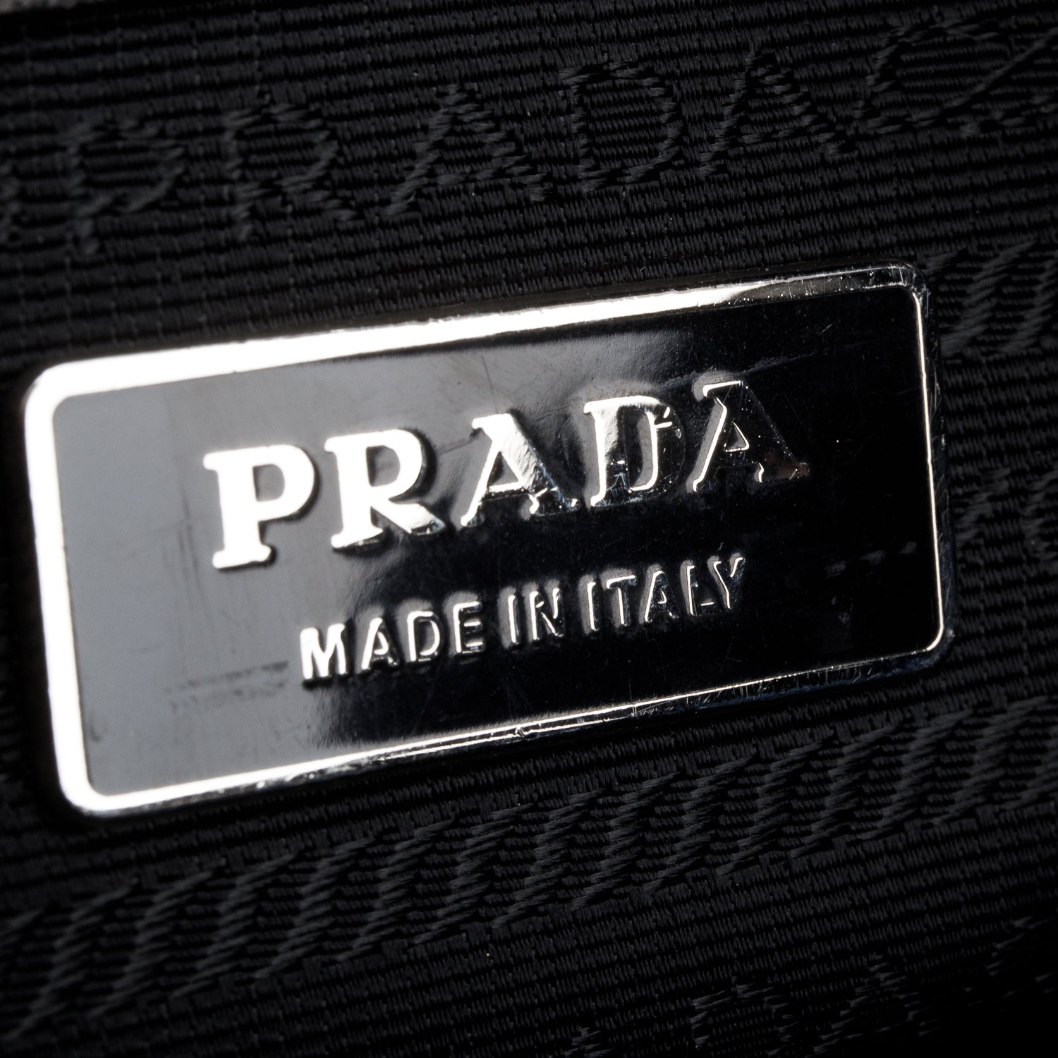 Prada Black Vitello Leather Easy A Foldover Pushlock Satchel