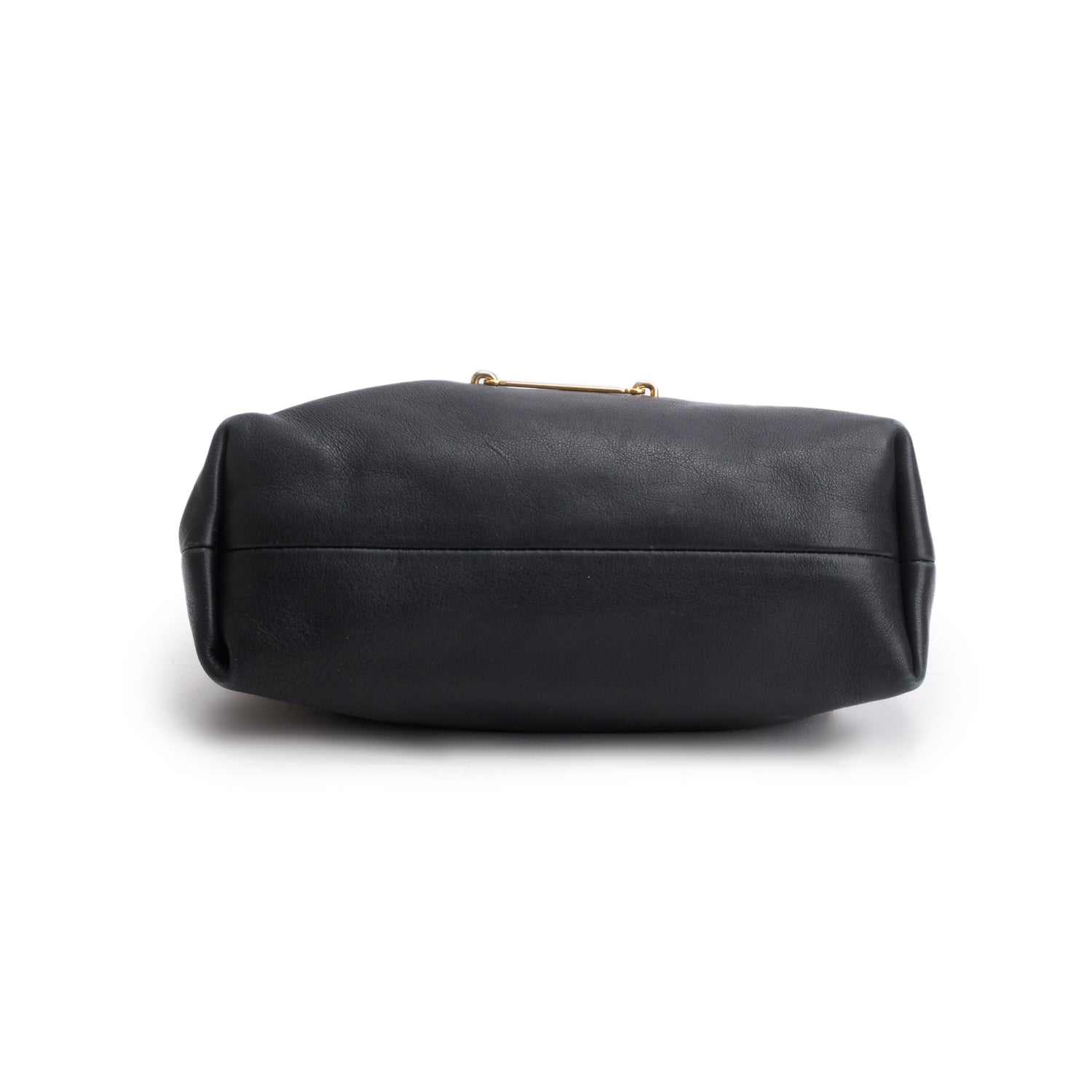 Burberry Black Calfskin House Check Little Crush Crossbody