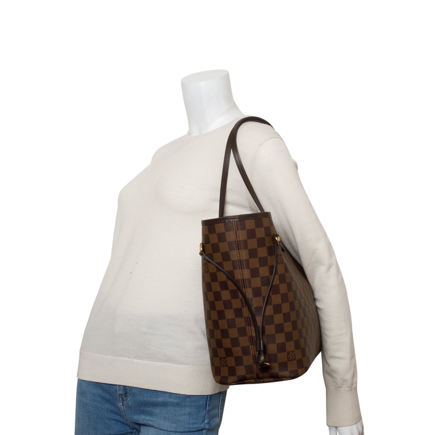 Louis Vuitton 2025 Damier Ebene Neverfull MM w/ Box, Pouch & Receipt