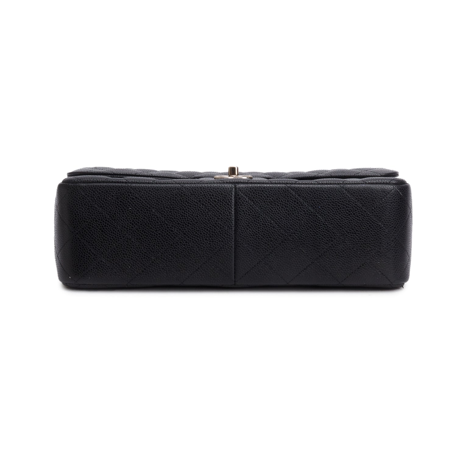 Chanel Black Caviar Jumbo Classic Double Flap Bag w/ Box, Authenticity Card & Receipt