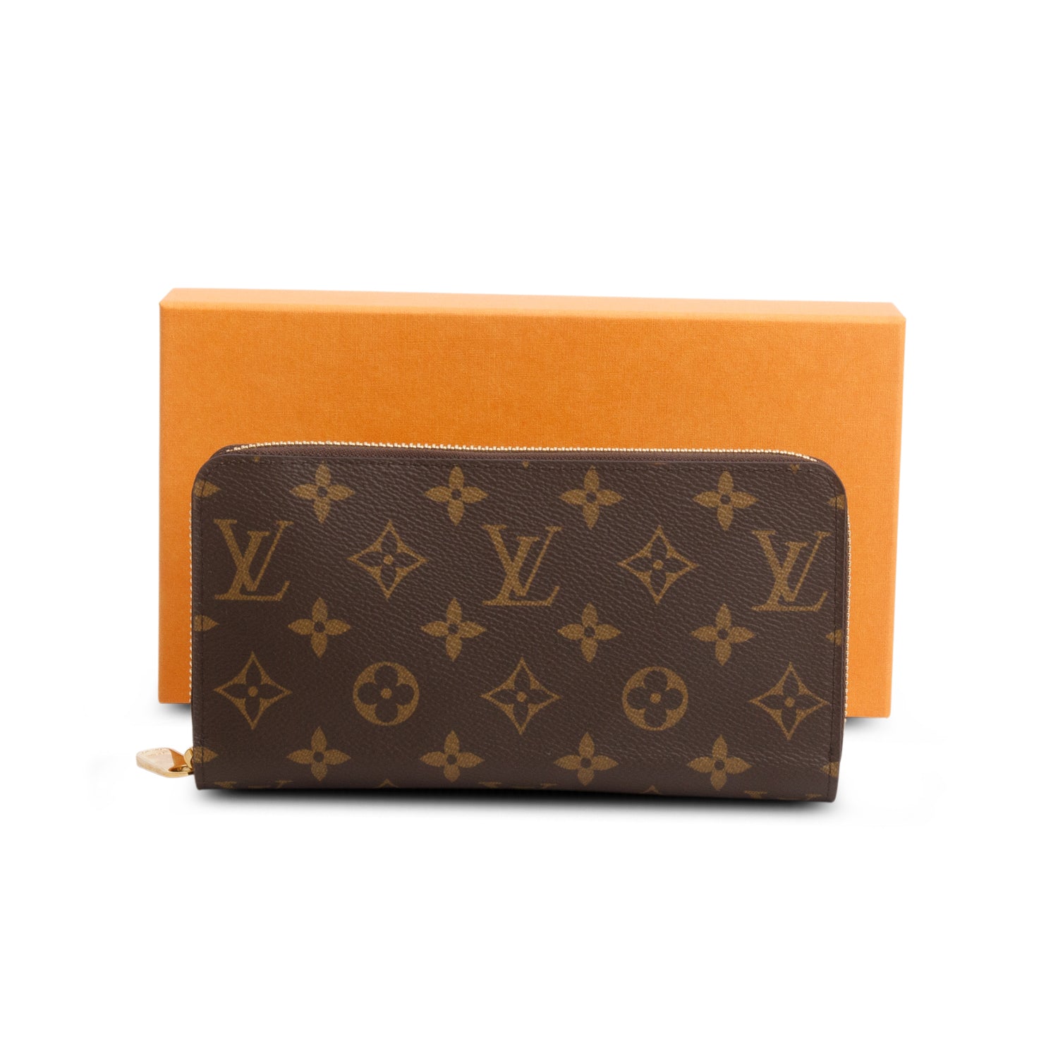 Louis Vuitton Monogram Zippy Wallet w/ Box & Receipt