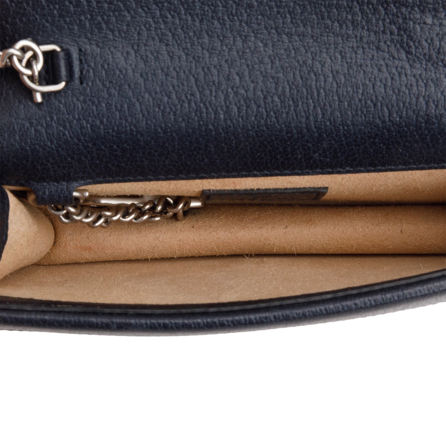 Gucci Navy GG Supreme Monogram Textured Dollar Calfskin Super Mini Dionysus