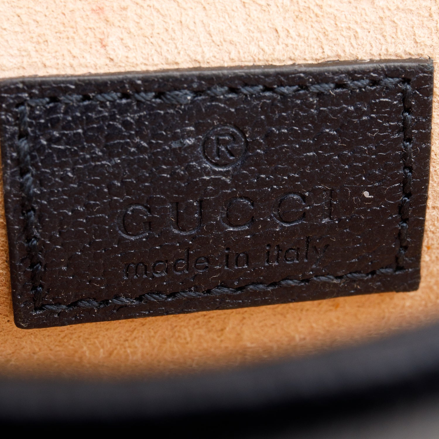 Gucci Navy GG Supreme Monogram Textured Dollar Calfskin Super Mini Dionysus