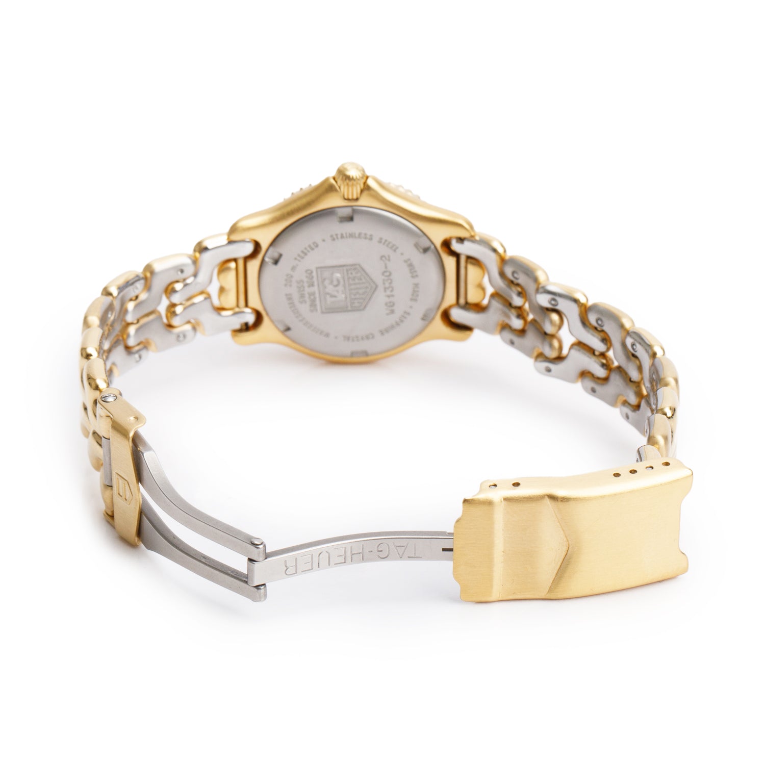 Tag Heuer Gold-Plated Stainless Steel Professional Link 28 MM Quartz Watch WG1330-2