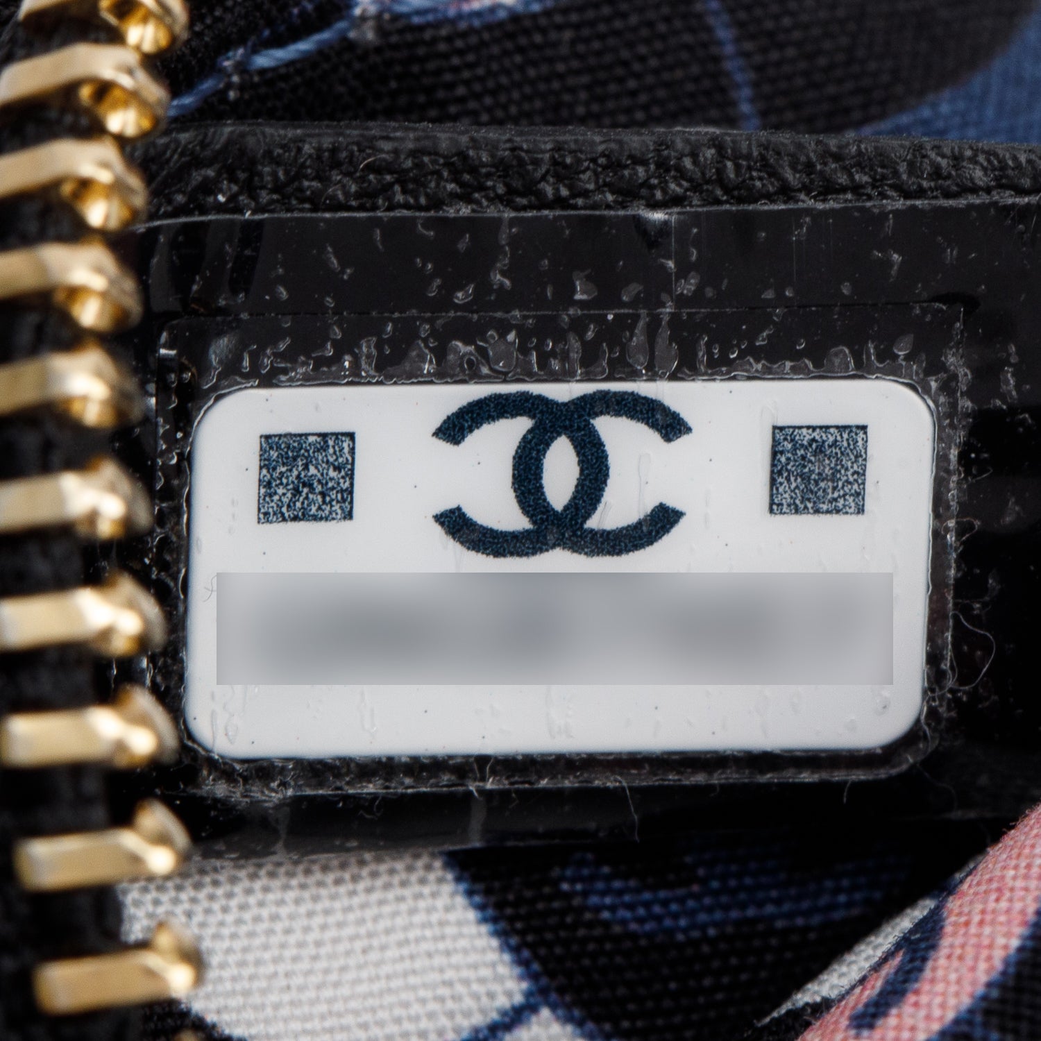 Chanel Black Lambskin Quilted Zip Coin Purse