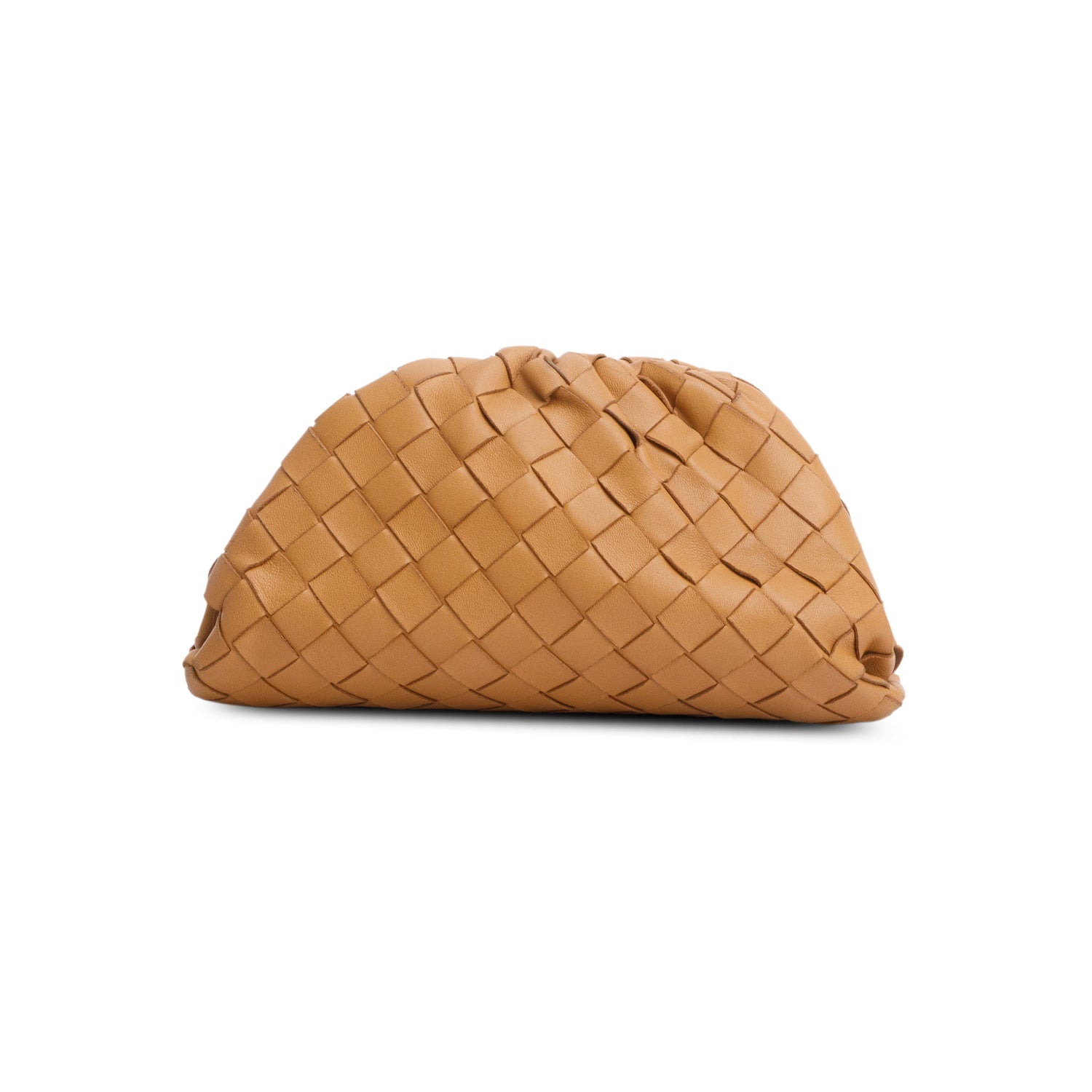 Bottega Veneta Brown Nappa Intrecciato The Mini Pouch