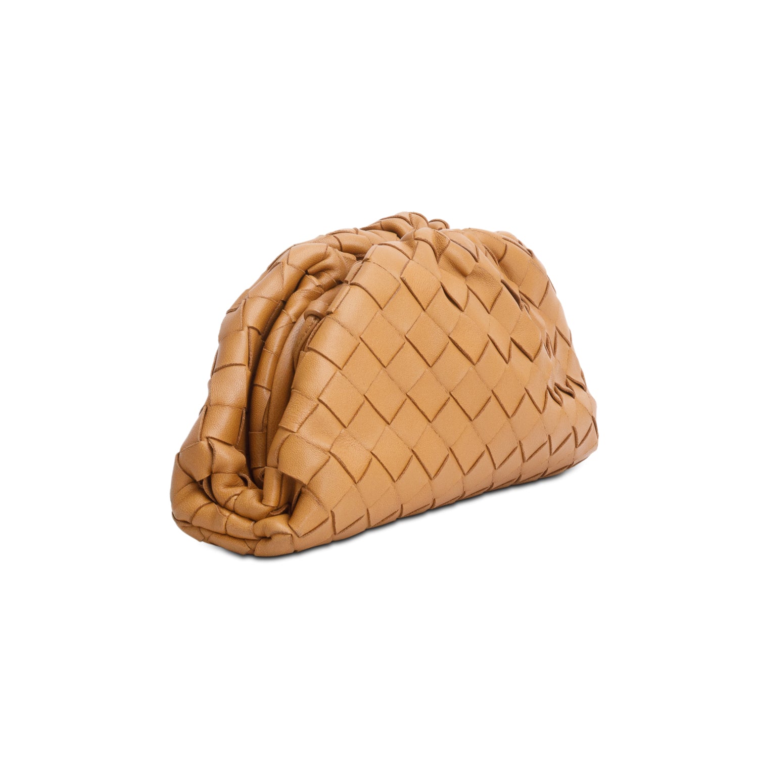 Bottega Veneta Brown Nappa Intrecciato The Mini Pouch