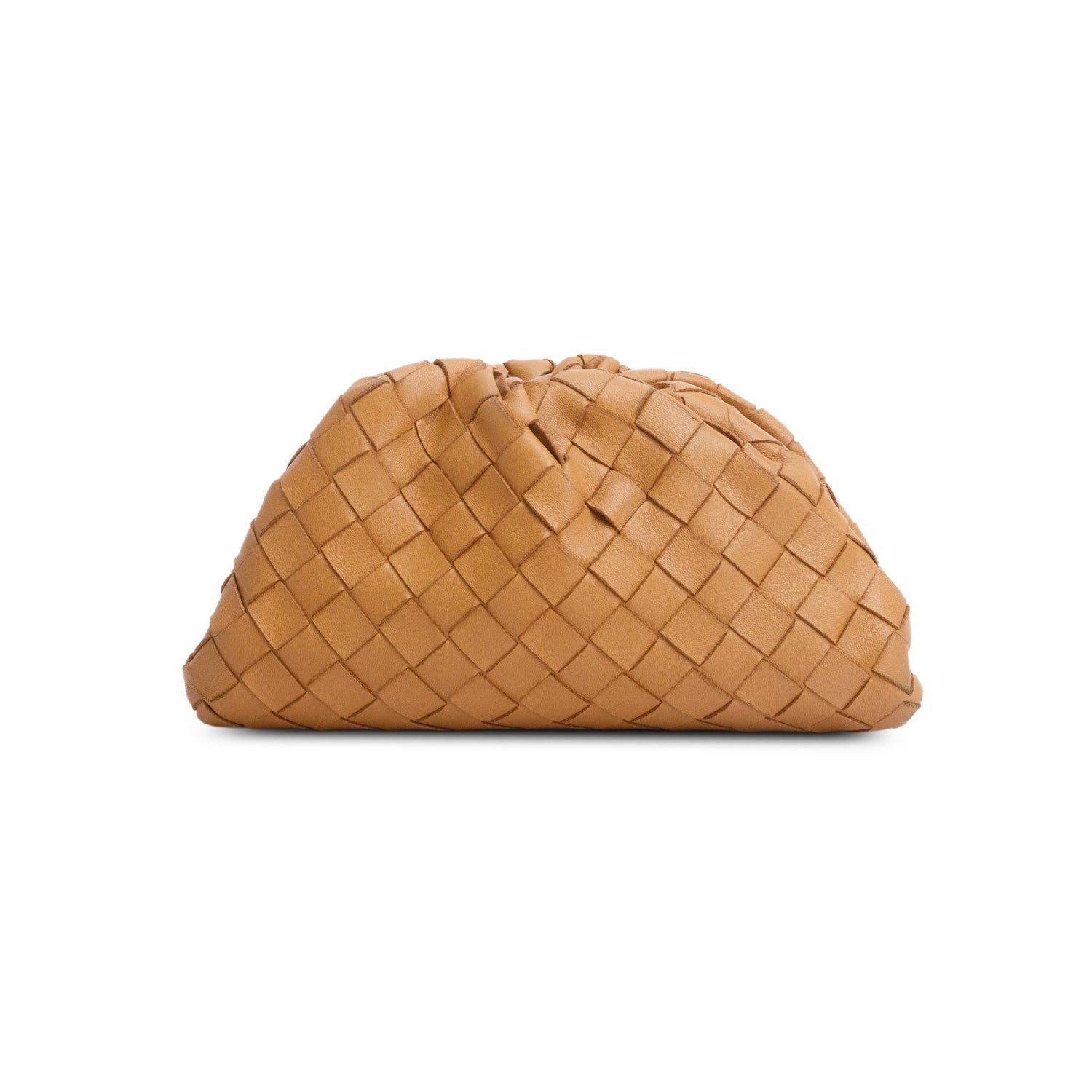 Bottega Veneta Brown Nappa Intrecciato The Mini Pouch