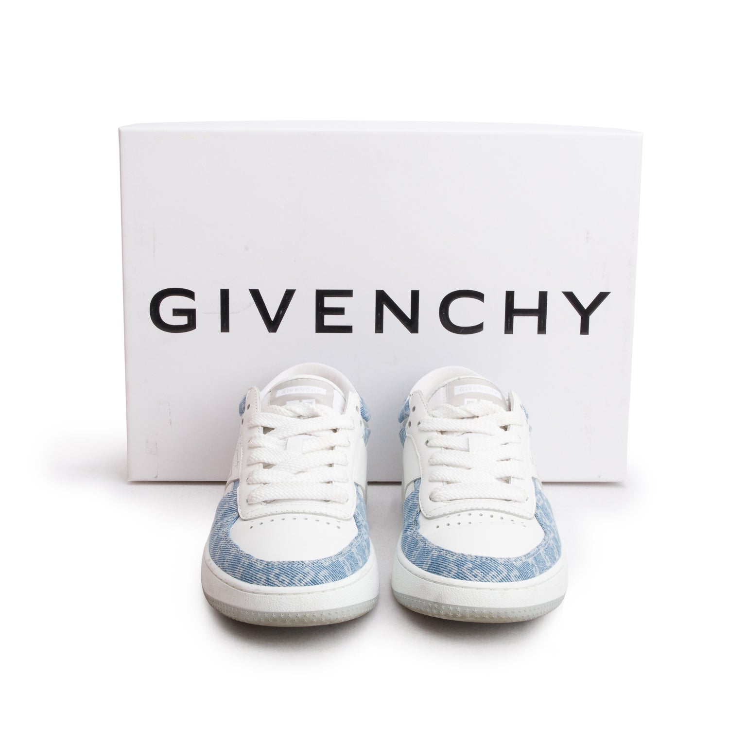 Givenchy Blue Denim G Move Sneakers, Women's Size 38 w/ Box