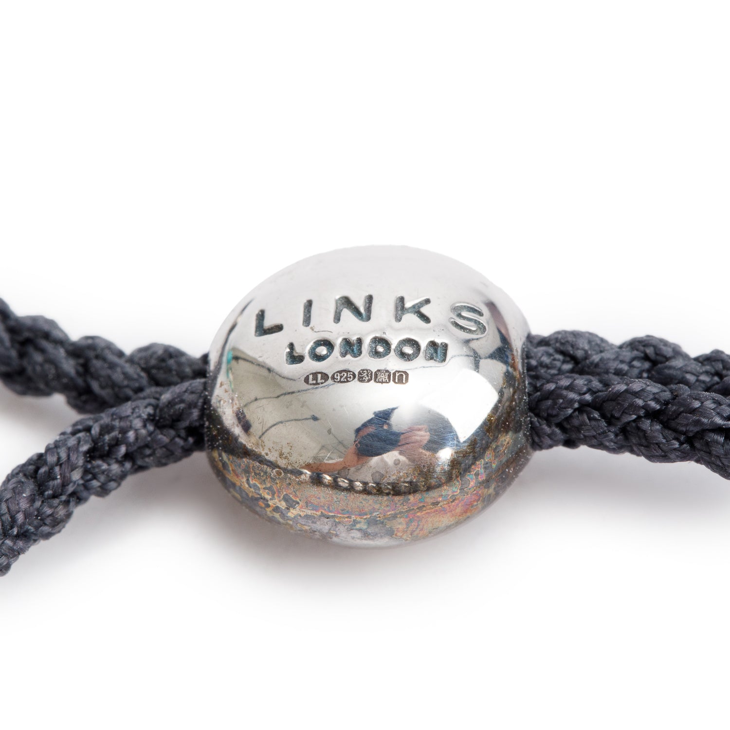 Links of London Sterling Silver Skull Friendship Bracelet