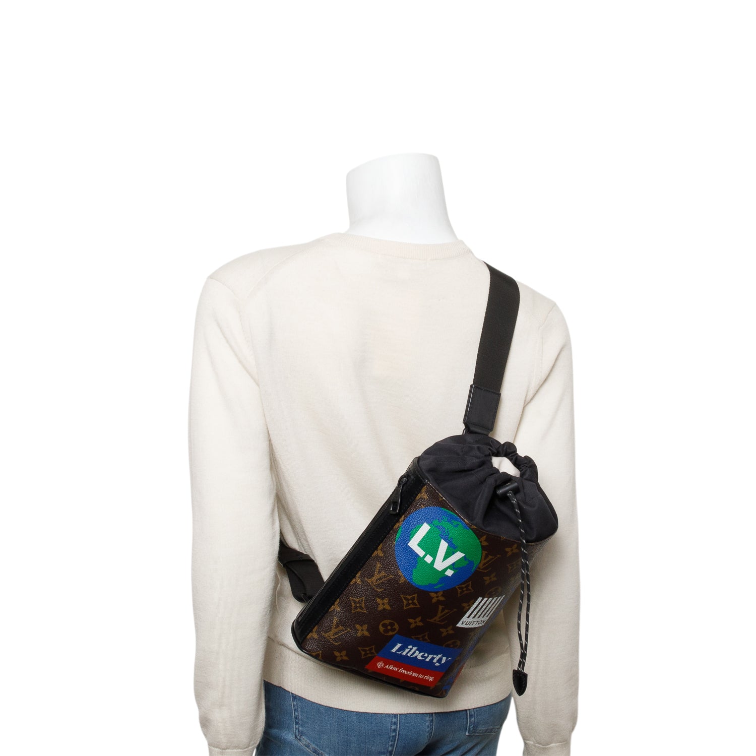 Louis Vuitton Monogram Chalk Sling Bag