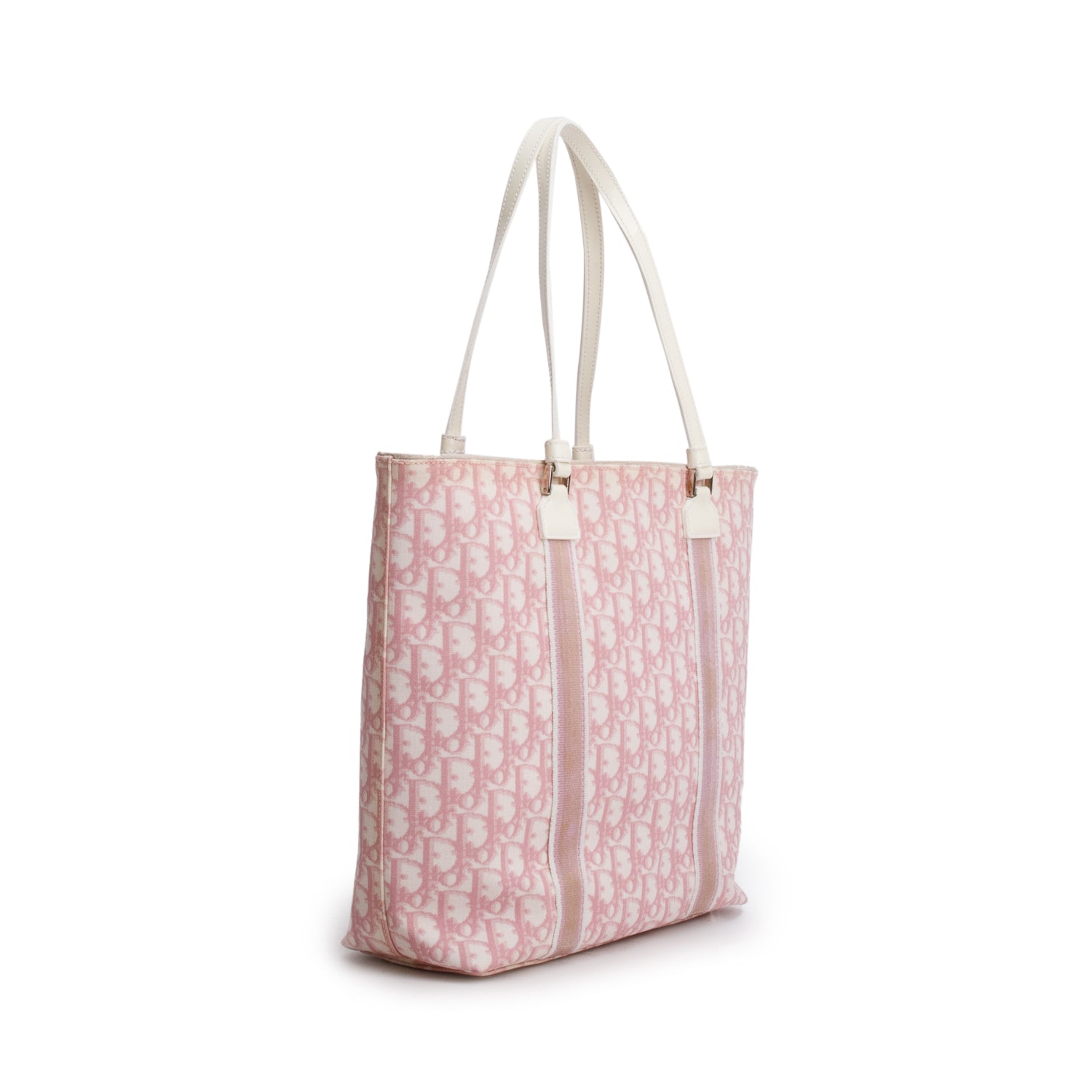 Christian Dior Pink Monogram Girly Trotter Tote Bag w/ Authenticity Card