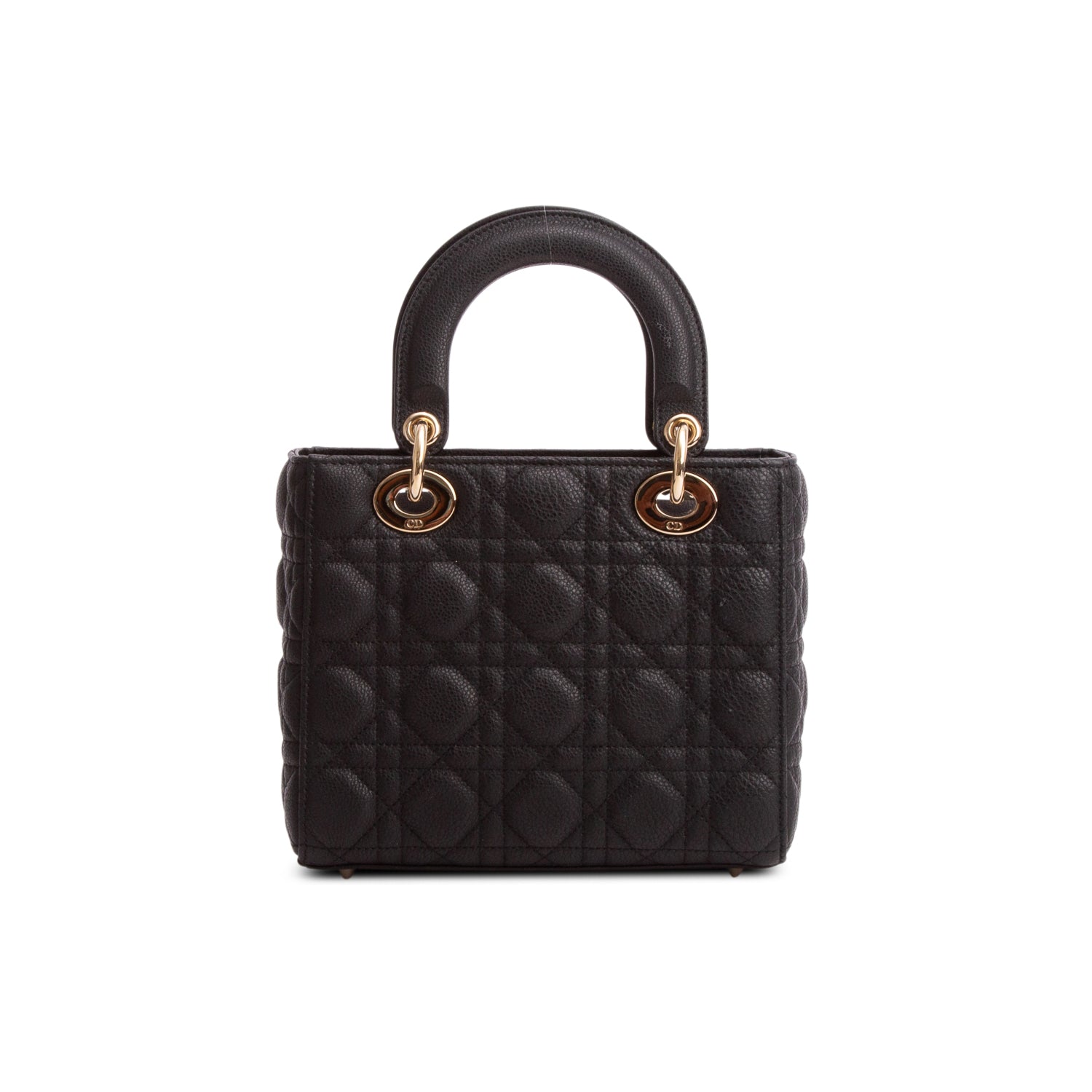 Christian Dior 2025 Black Calfskin Cannage Small My ABC Lady Dior w/ Box, Receipt & Strap