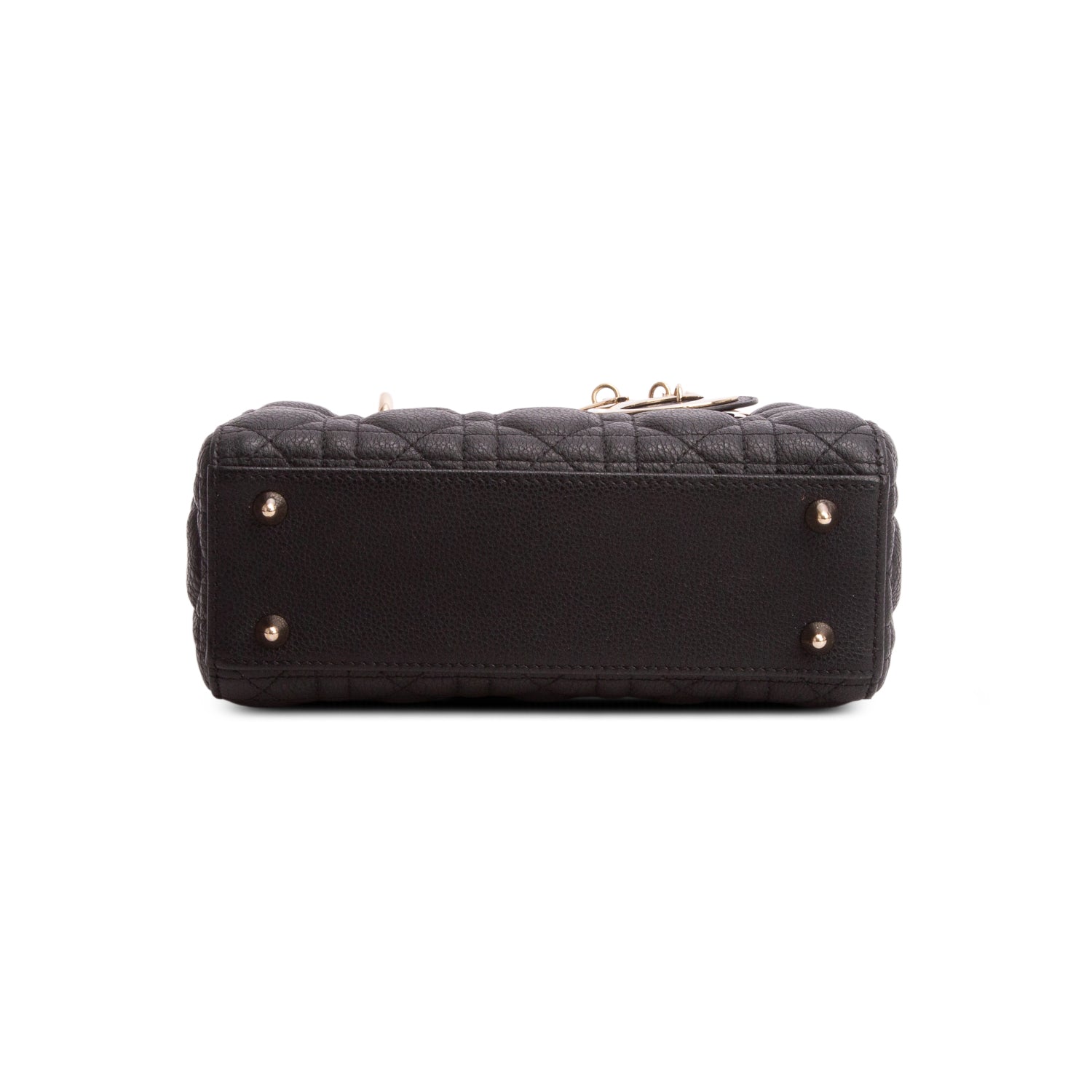 Christian Dior 2025 Black Calfskin Cannage Small My ABC Lady Dior w/ Box, Receipt & Strap