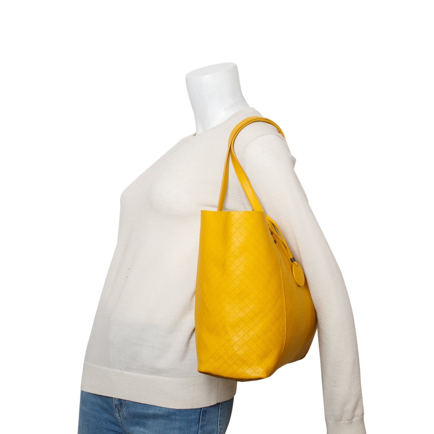 Bottega Veneta Calfskin Intrecciomirage Tote