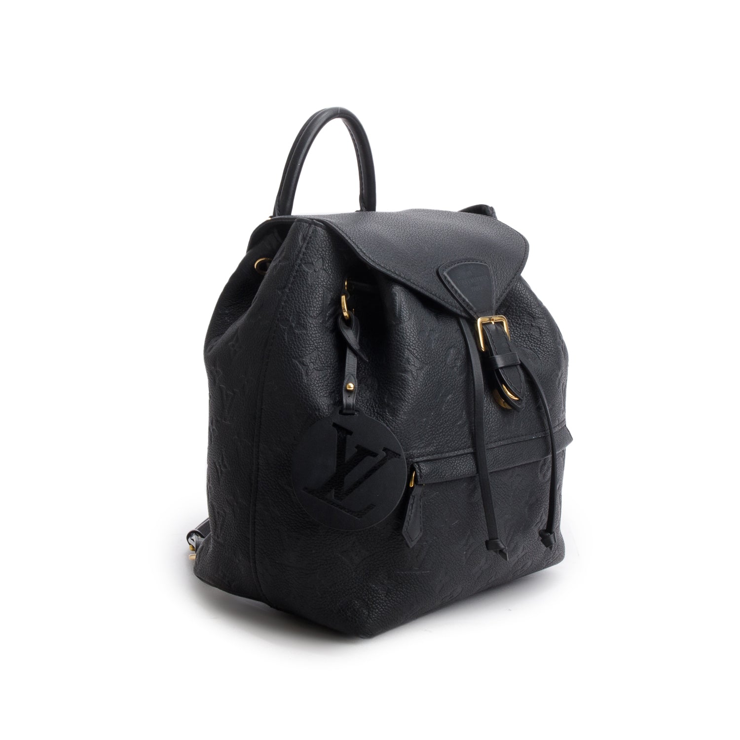 Louis Vuitton Black Monogram Empreinte Montsouris NM Backpack