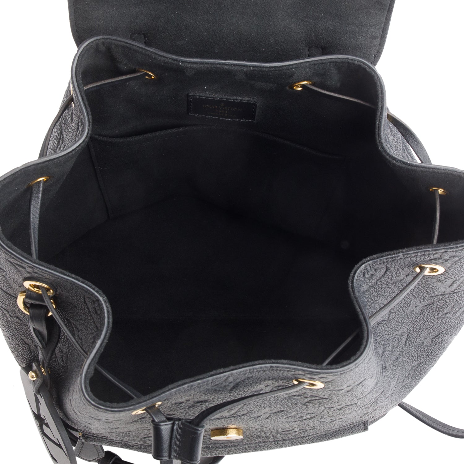 Louis Vuitton Black Monogram Empreinte Montsouris NM Backpack