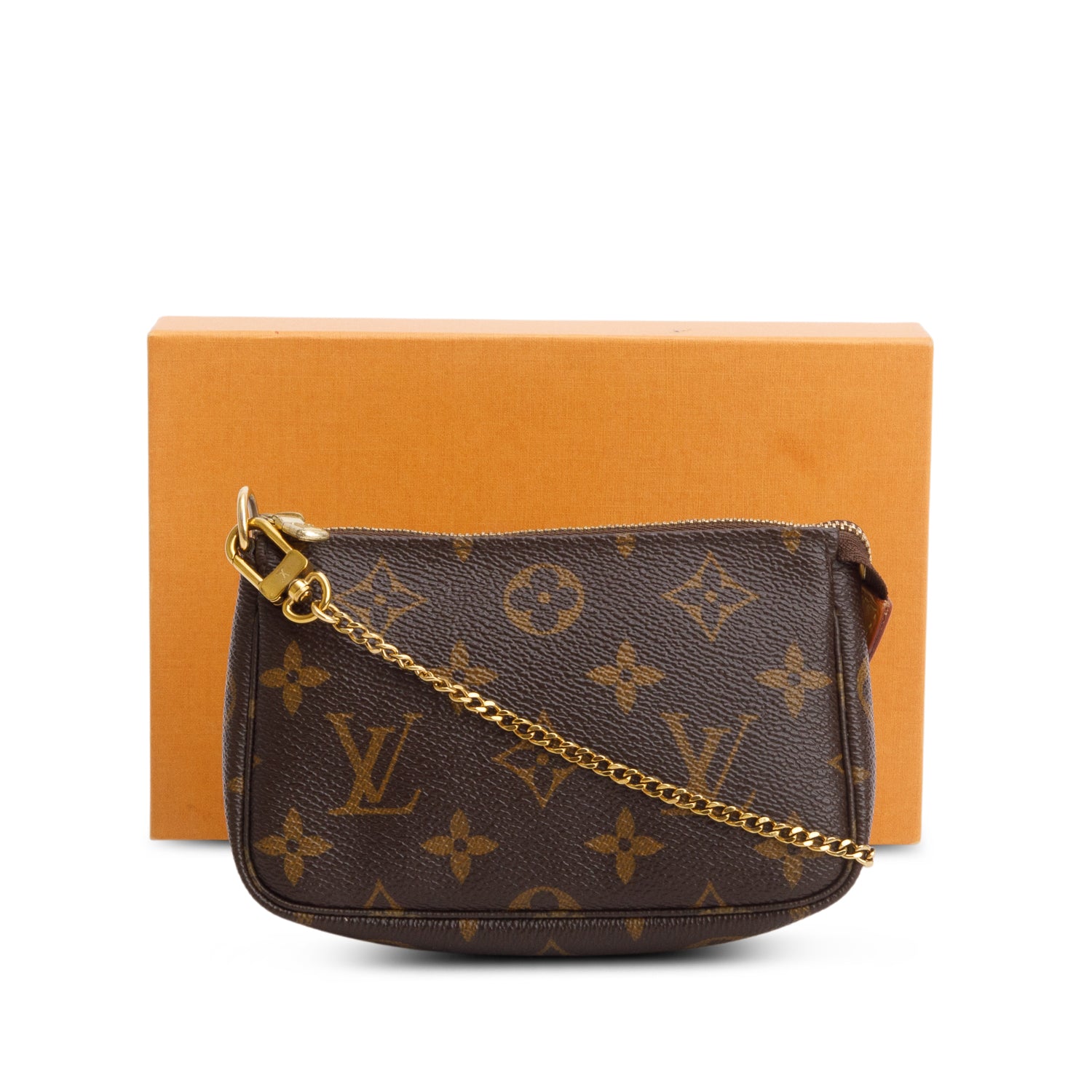 Louis Vuitton Monogram Mini Pochette Accessoires w/ Box