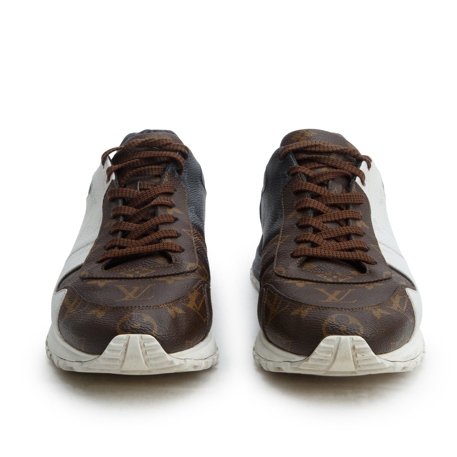 Louis Vuitton Monogram Mix Run Away Sneakers, Men's Size 9