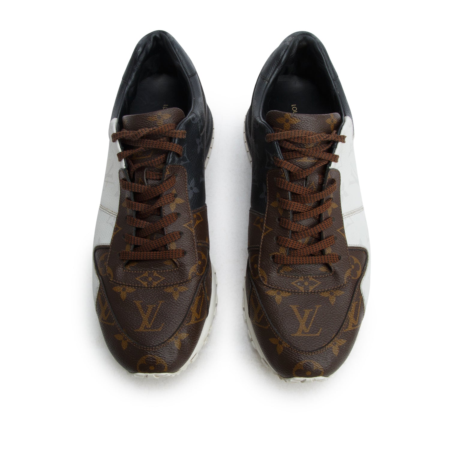 Louis Vuitton Monogram Mix Run Away Sneakers, Men's Size 9