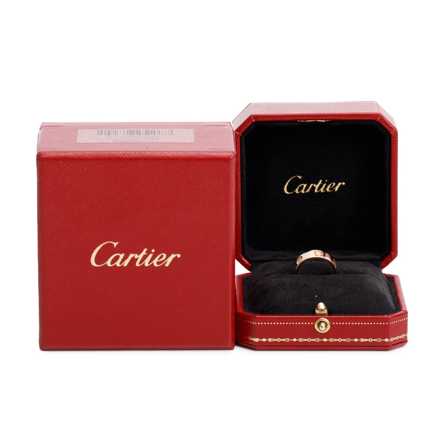 Cartier 18k Rose Gold 5.5 MM Love Ring, Classic Model, Size 49 4.75 w/ Box