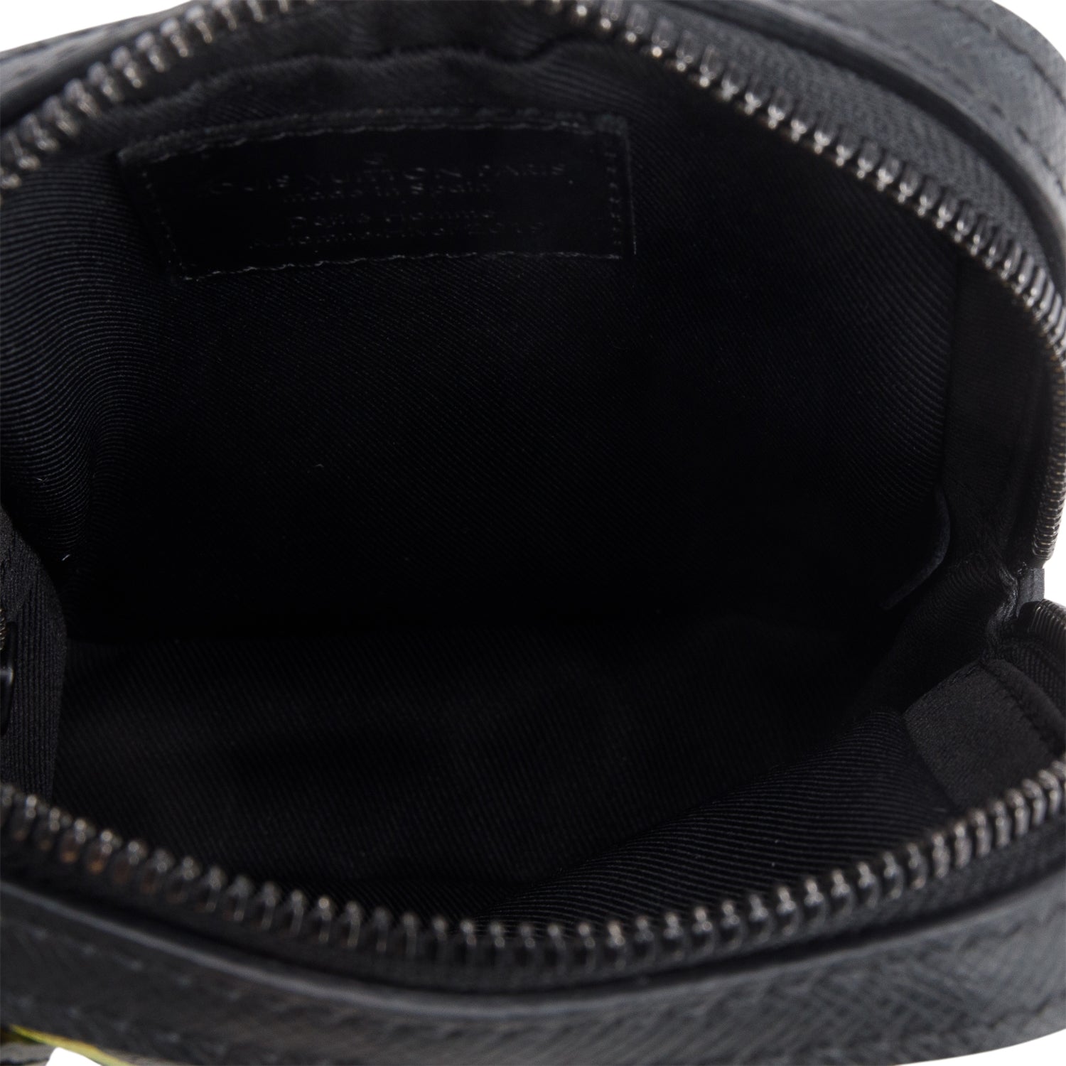 Louis Vuitton Black Taiga Leather Rainbow Danube