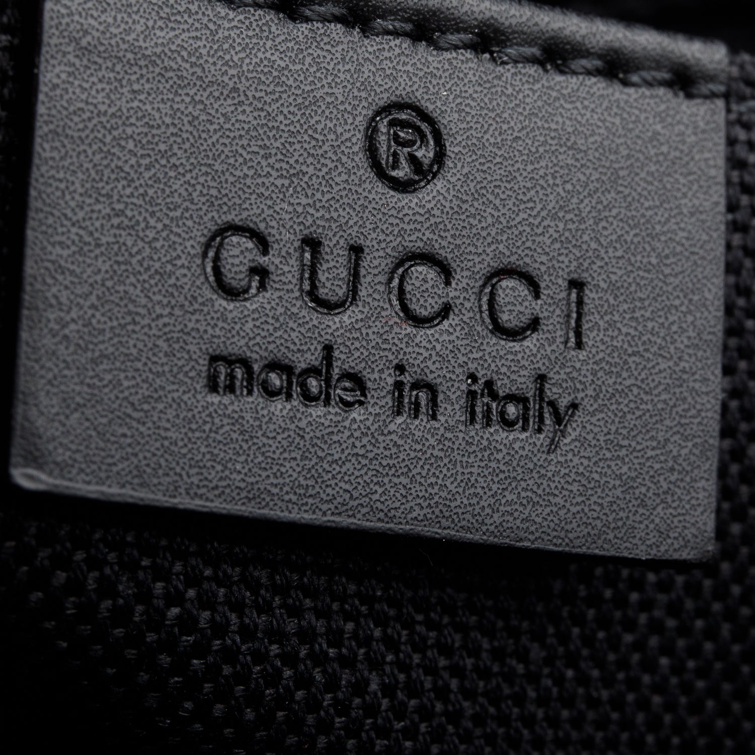 Gucci Black GG Supreme Small Messenger Bag w/ Box
