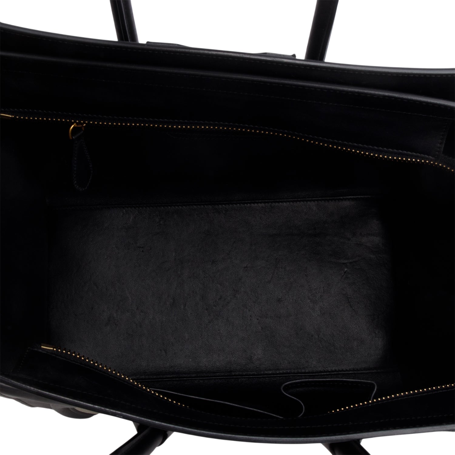 Celine Tri-Color Drummed Calfskin Suede Mini Luggage Tote