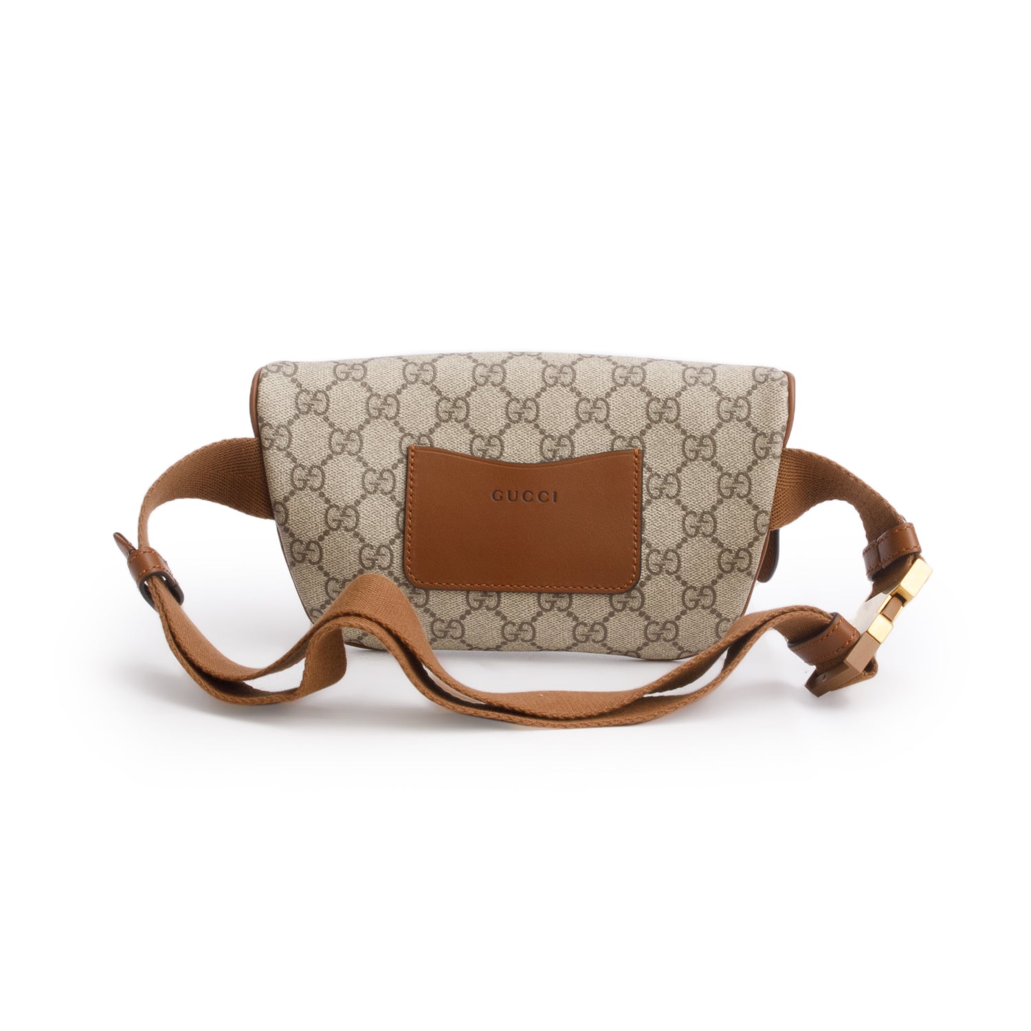 Gucci GG Supreme Monogram Emblem Belt Bag w/ Box