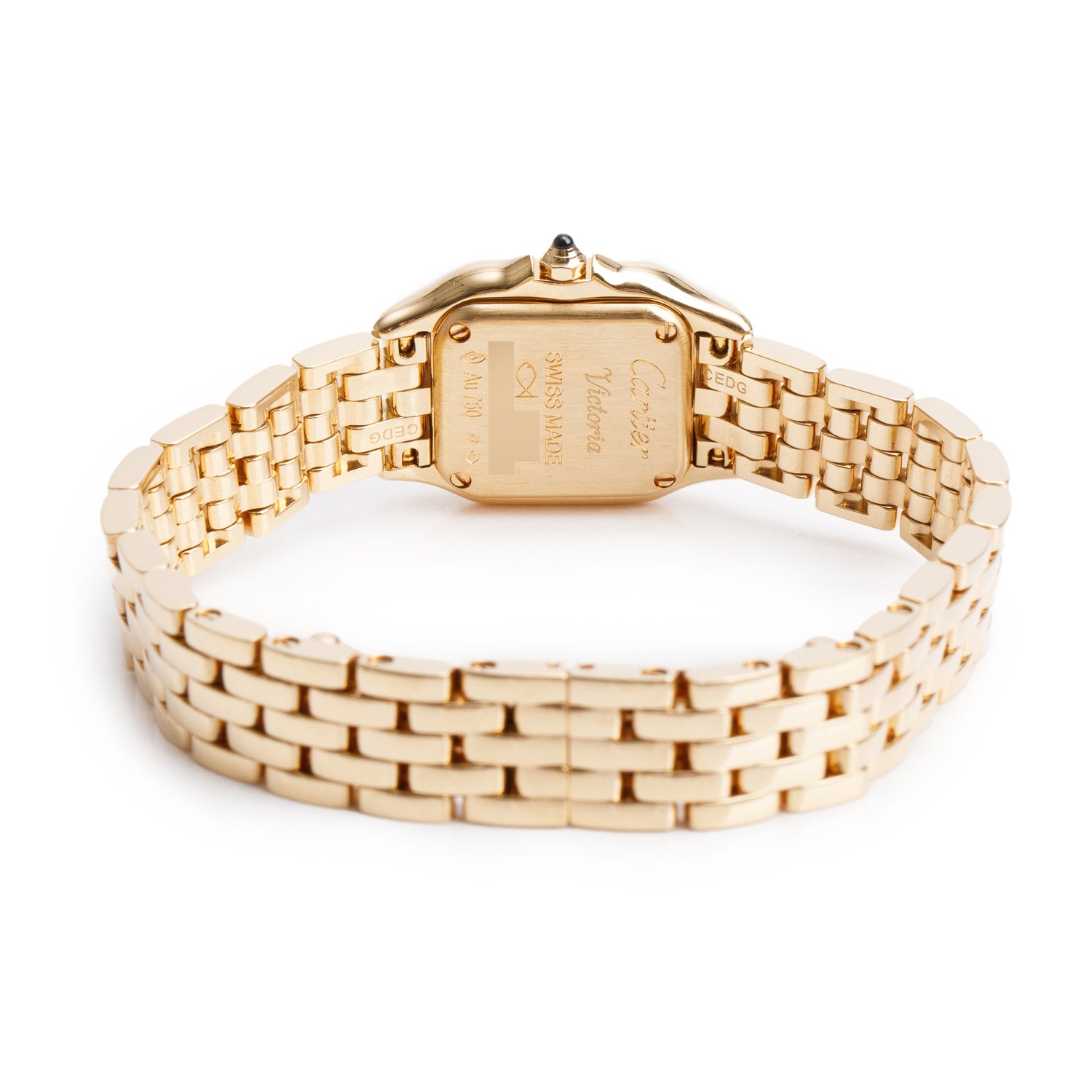 Cartier 2023 18k Yellow Gold Panthere de Cartier Watch, Mini Model 4102 w/ Box & Papers