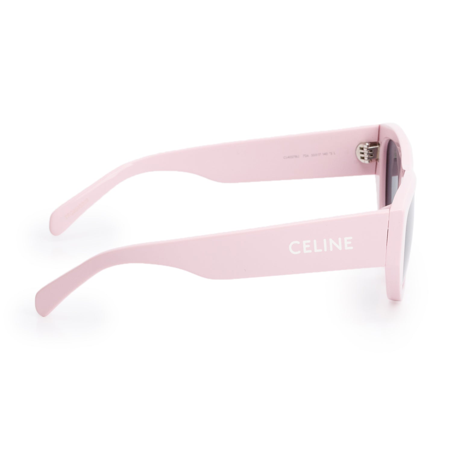 Celine CL40278U Pink Acetate Cat Eye Sunglasses w/ Case