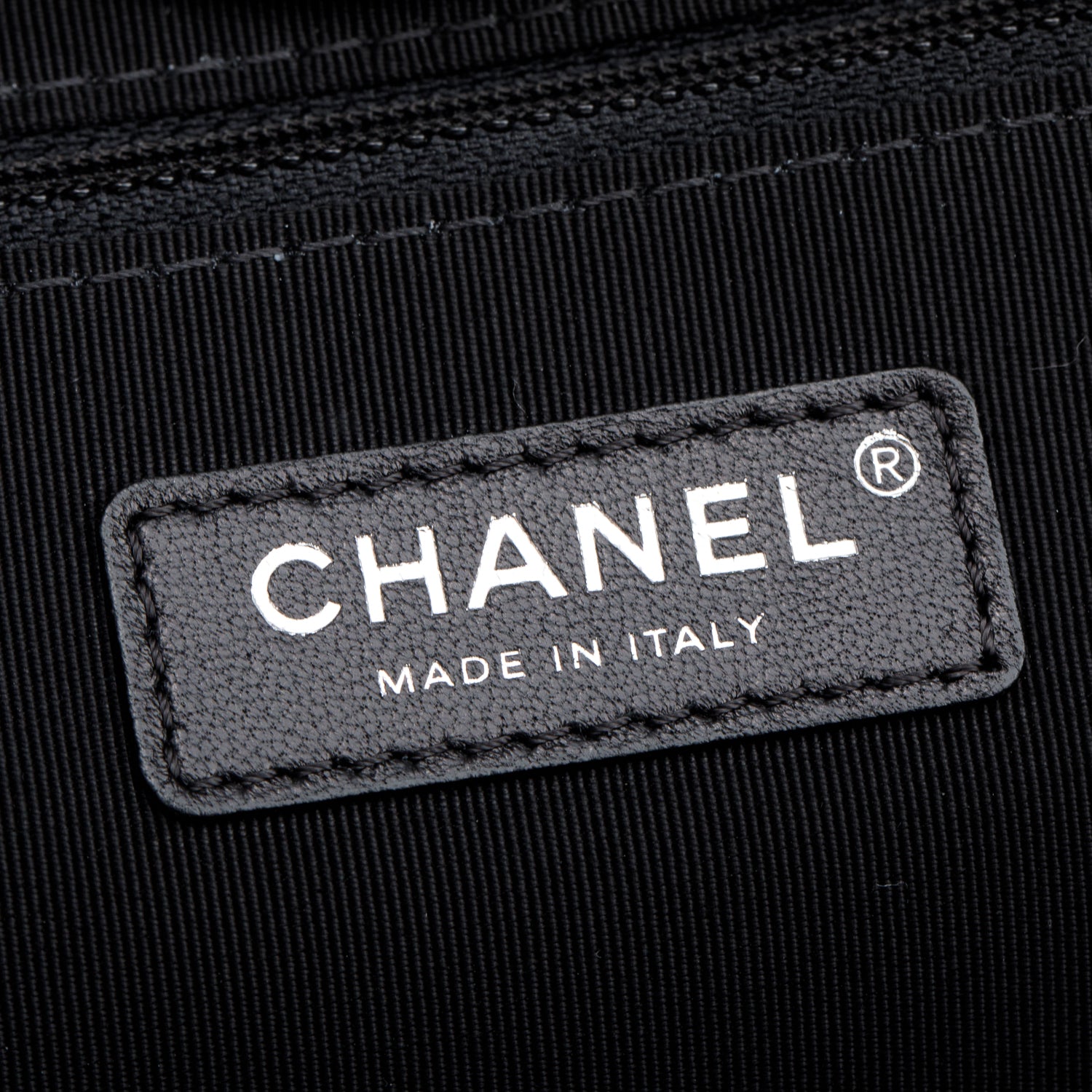 Chanel Black/White Wool Felt Large Deauville Tote w/ Receipt