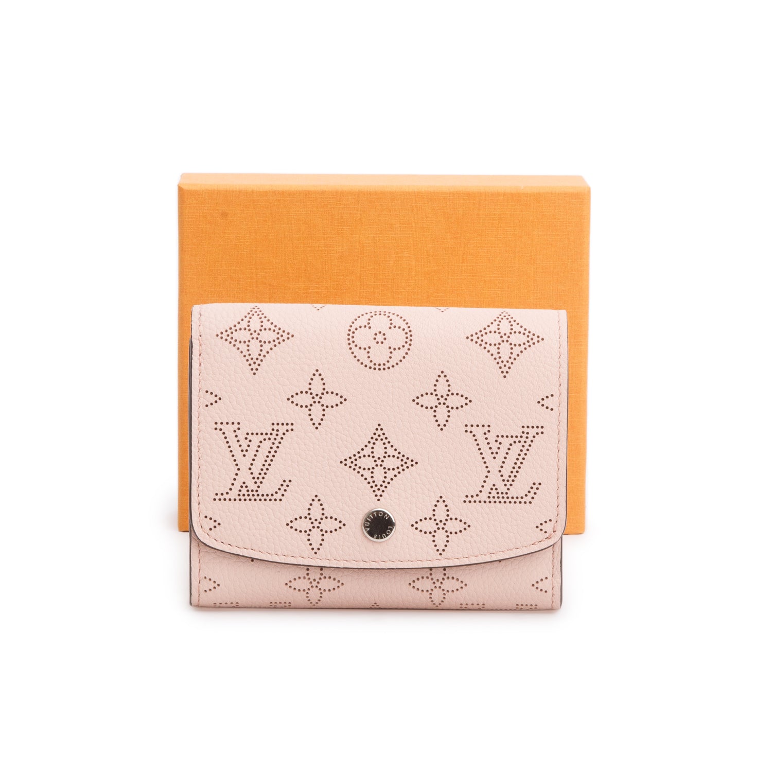 Louis Vuitton Pink Mahina Iris Compact Wallet w/ Box
