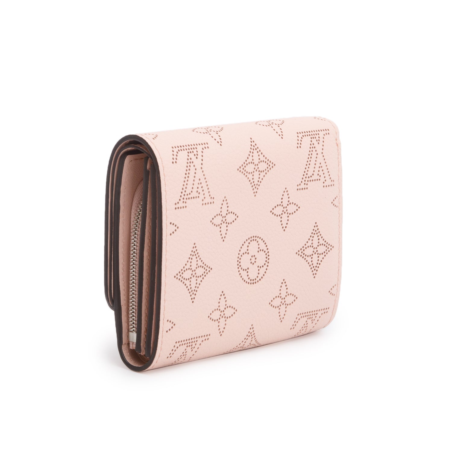 Louis Vuitton Pink Mahina Iris Compact Wallet w/ Box