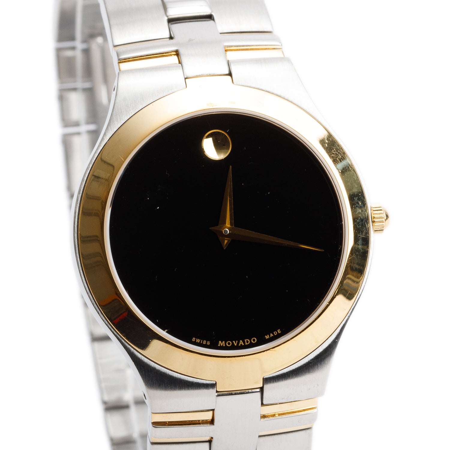 Movado Gold-Plated & Stainless Steel Juro 36 MM Quartz Watch