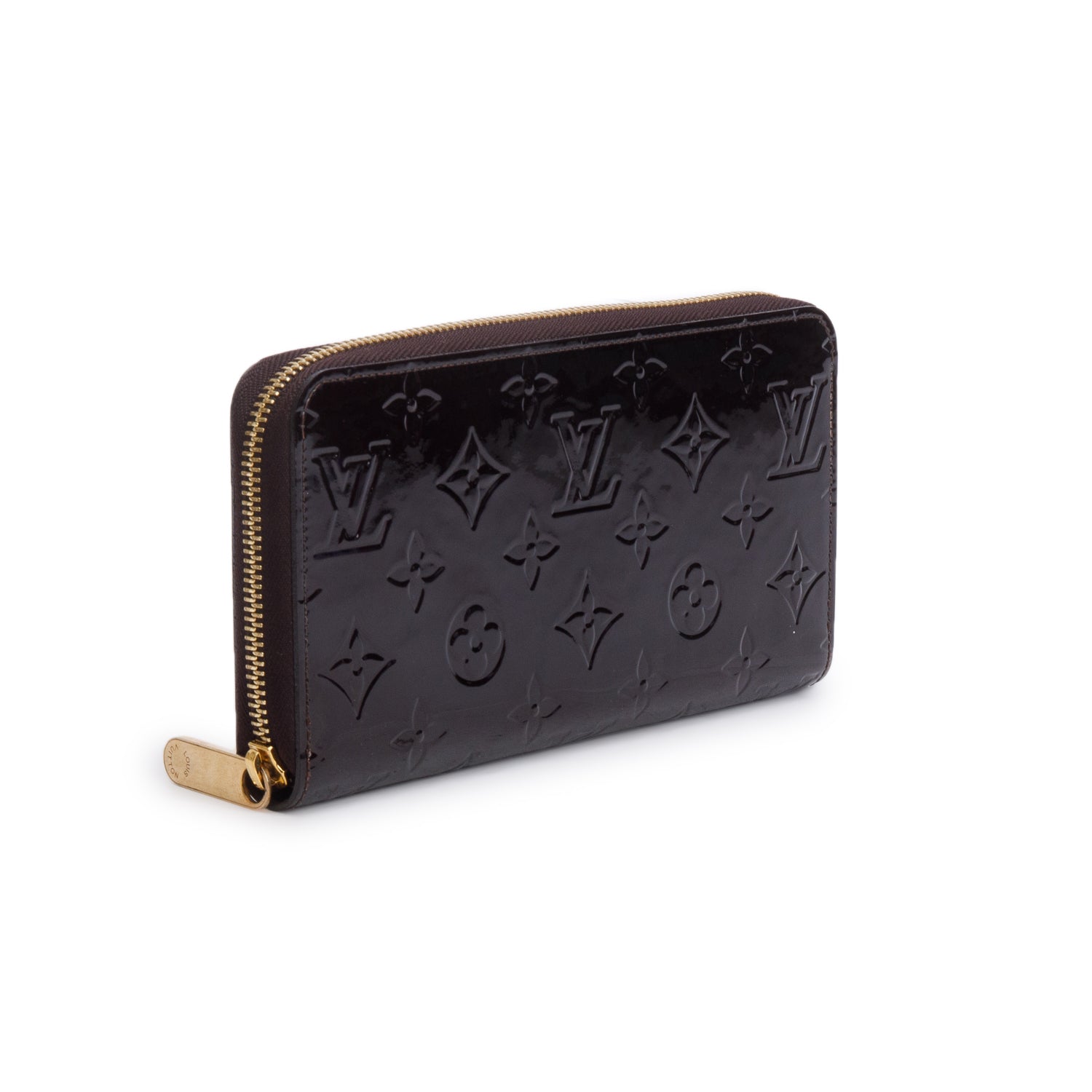 Louis Vuitton Amarante Vernis Leather Zippy Wallet