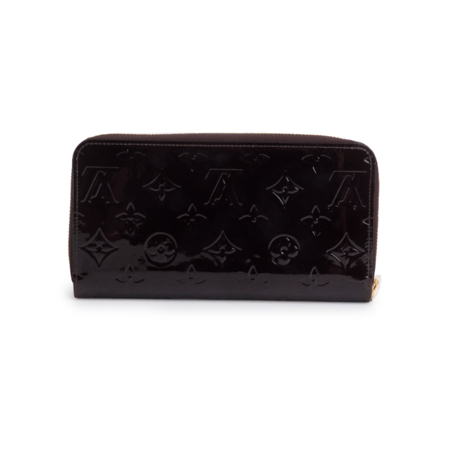 Louis Vuitton Amarante Vernis Leather Zippy Wallet